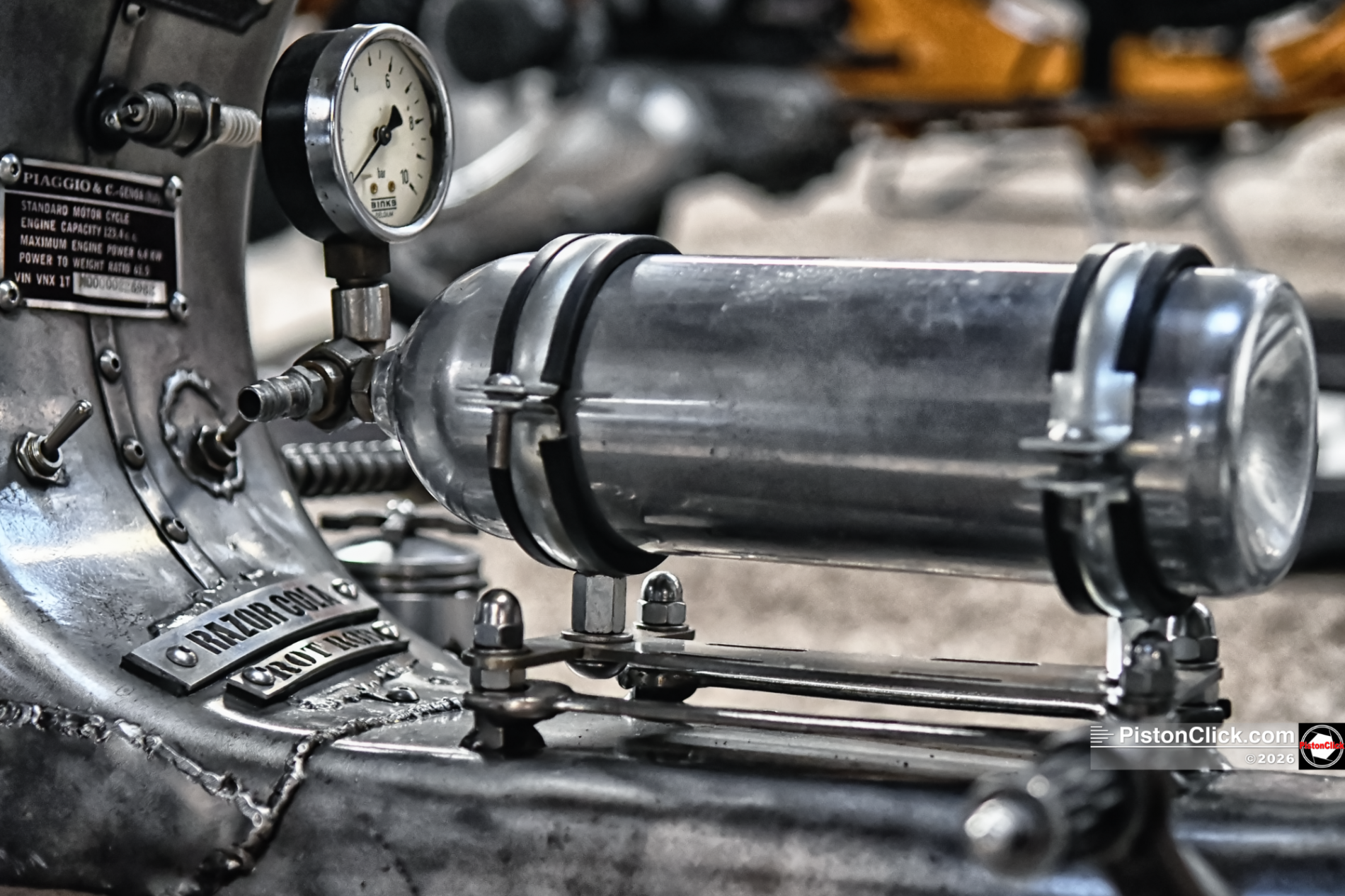 Scooters at the Classic Bike Guide Winter Classic