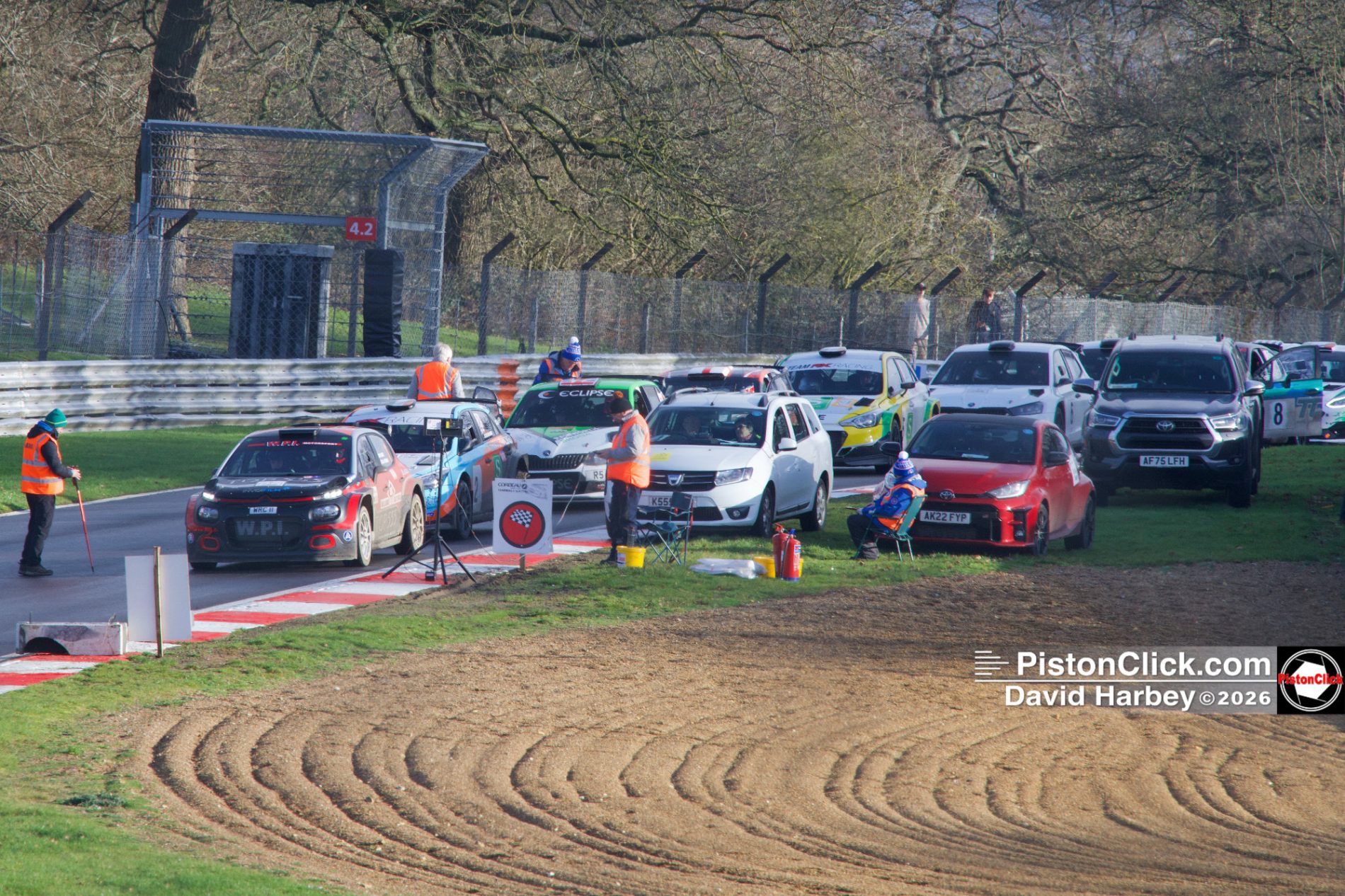 Rally stage start Brands Hatch