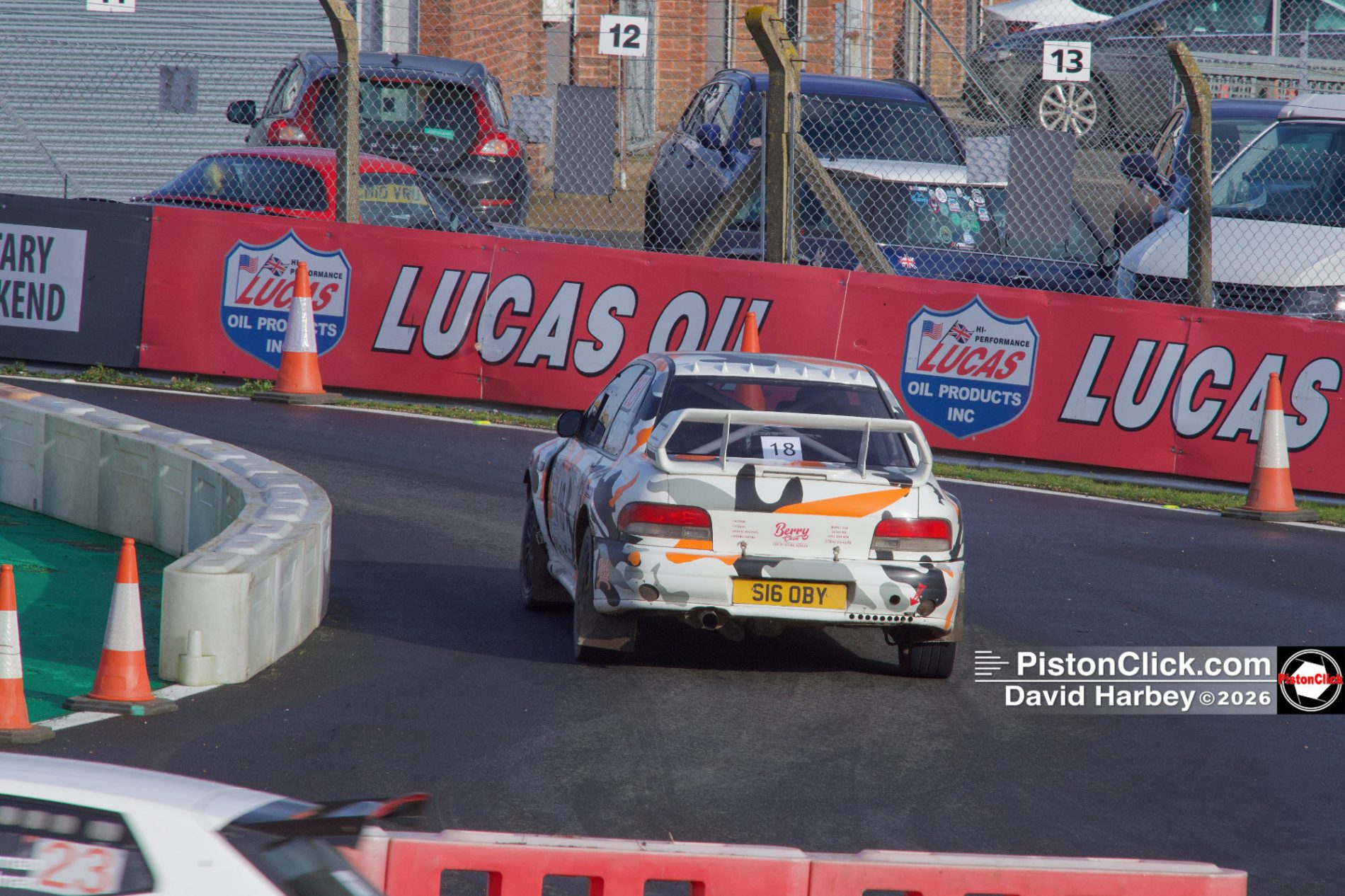Subaru Impreza driven by Martin Farrar and Andy Ward Brands Hatch Winter Stages