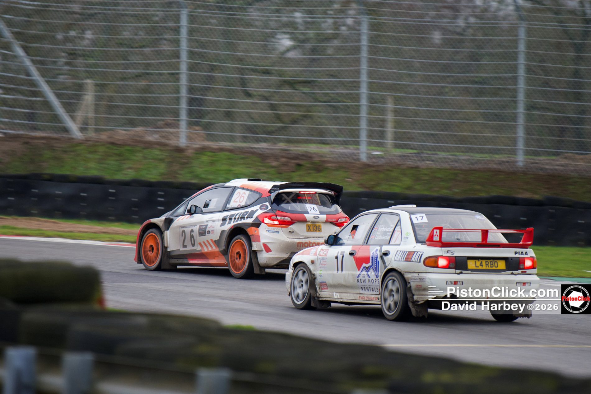 Car 26 Ford Rally 2 Chris Thompson and Steve Bielby