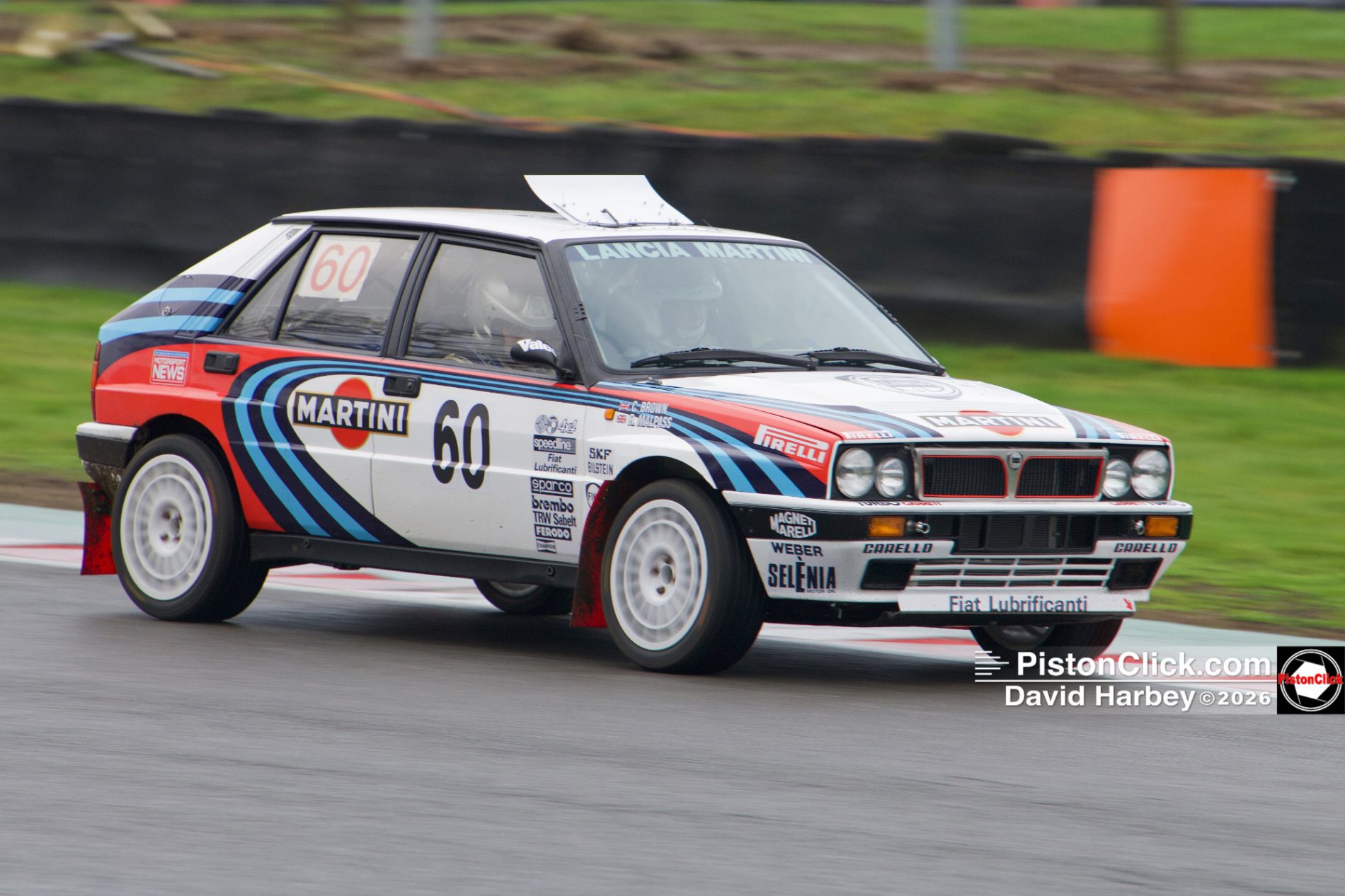 Lancia Delta HF Integrale 16V driven by Richard Malpass and Christian Brown