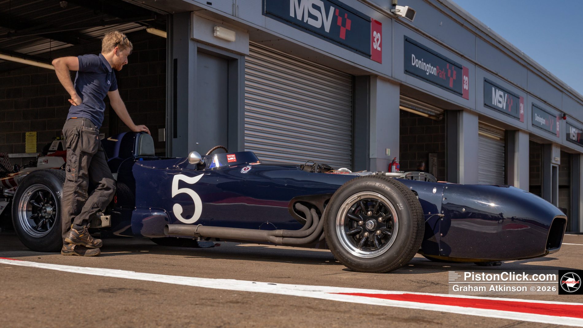 Taking photos at Donington Park