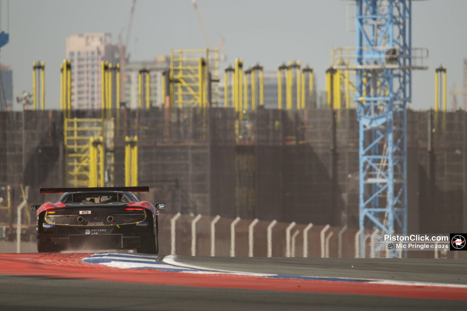Photography at the Dubai Autodrome eace track