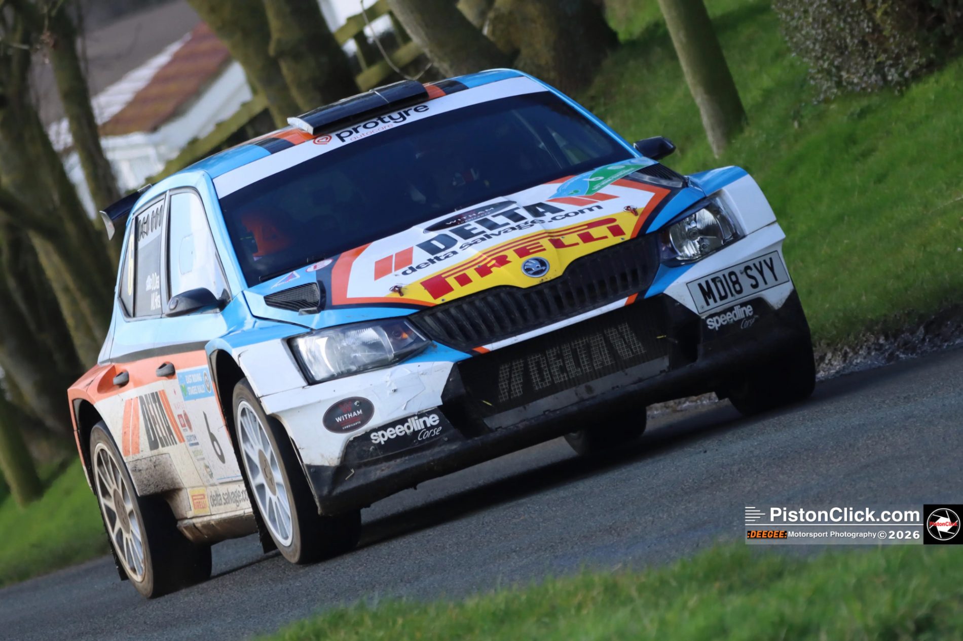 Ford and Neil Shanks in their Citroën C3 Rally2