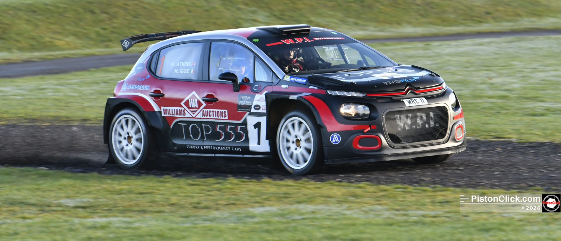 Michael Igoe and Will Atkins in their Citroën C3 Rally 2