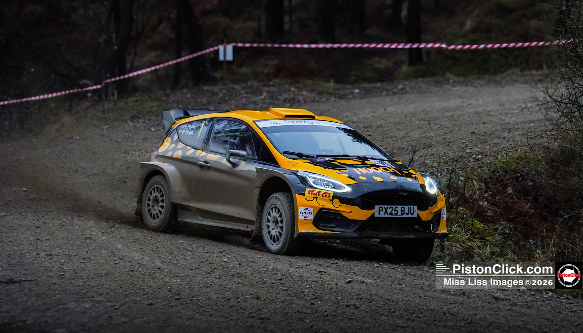 Elliot Payne and Patrick Walsh Riponian Stage Rally 2026