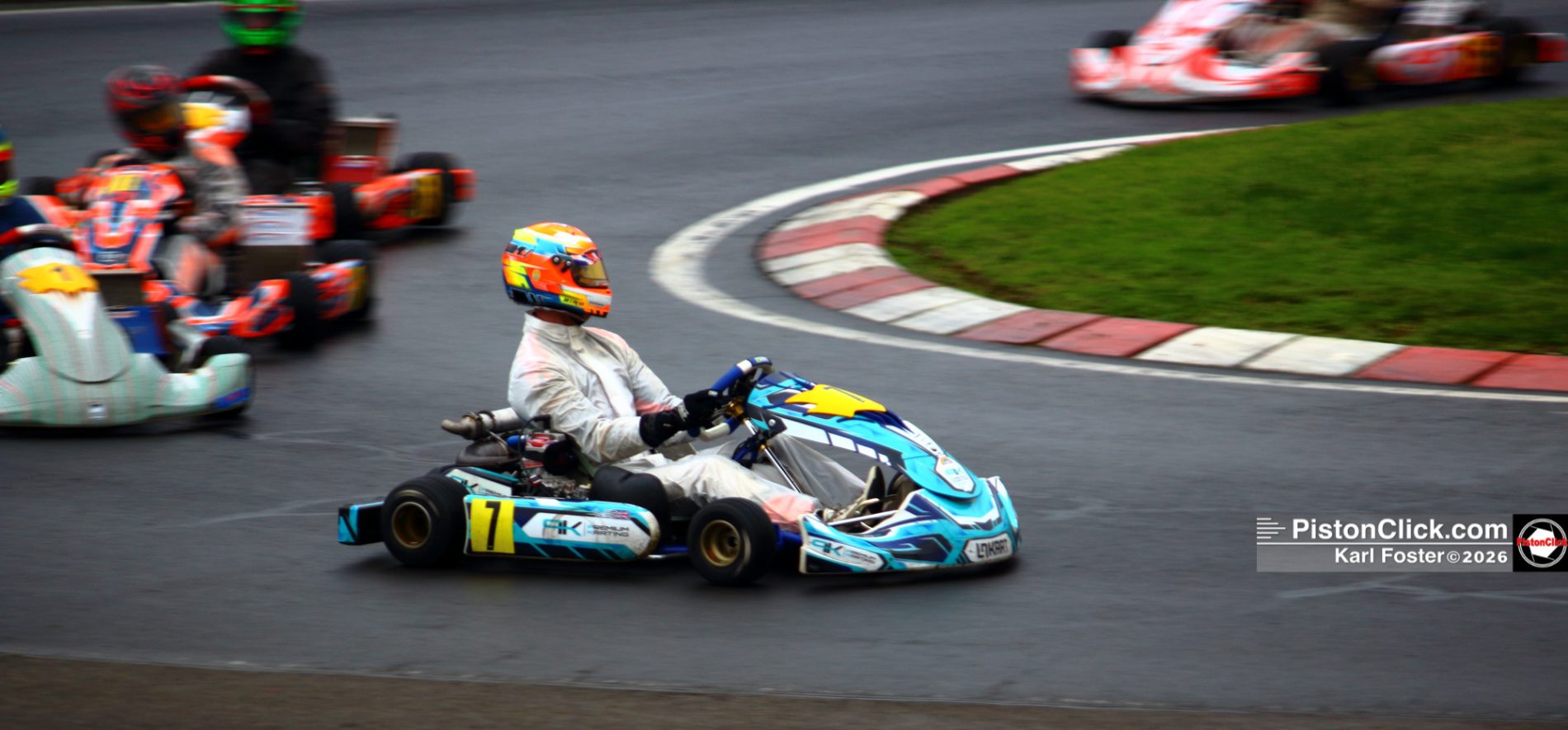 Lewis Bird at the Trent Valley Kart Club’s Icebreaker Cup at PFI International