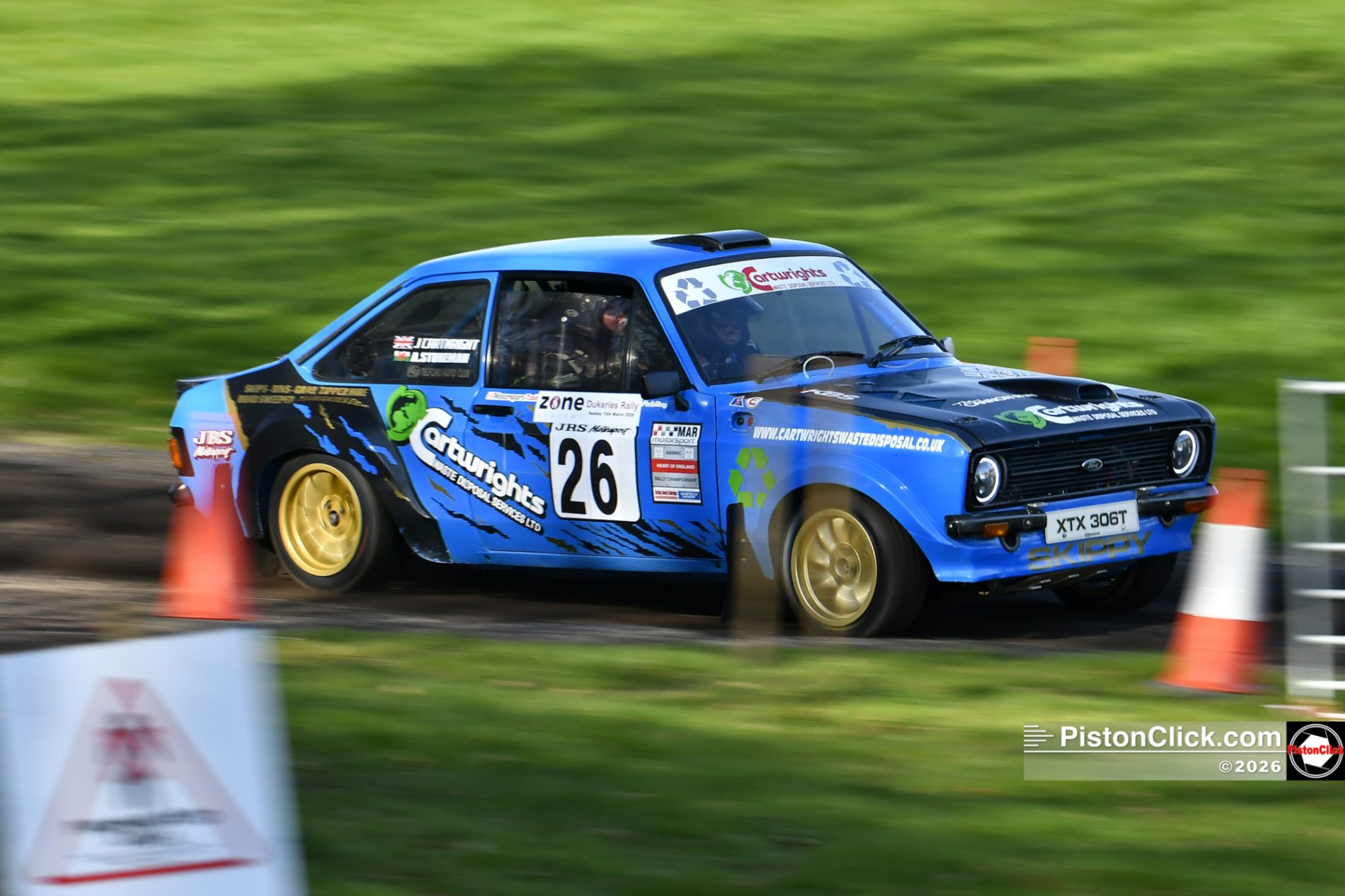 John Cartwright Escort Mk2 Donington Stages Rally
