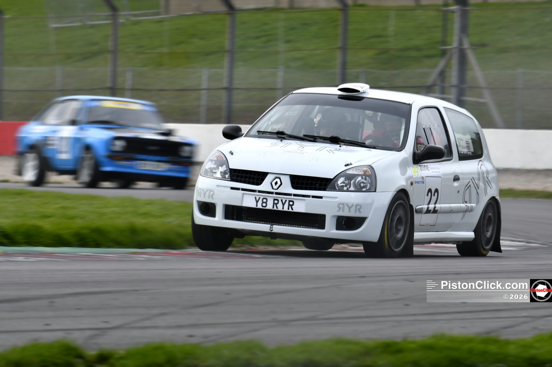 Rhys Yates Renault Clio RS Donington Park Stage Rally 2026
