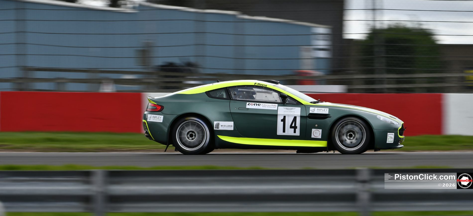 Philip House Aston Martin Vantage GT4 Rally