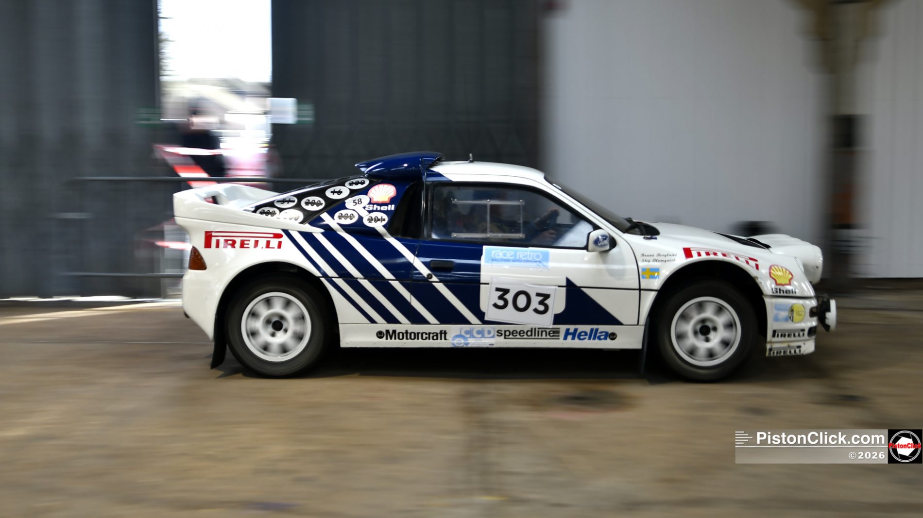Ford RS200 Group B rally car