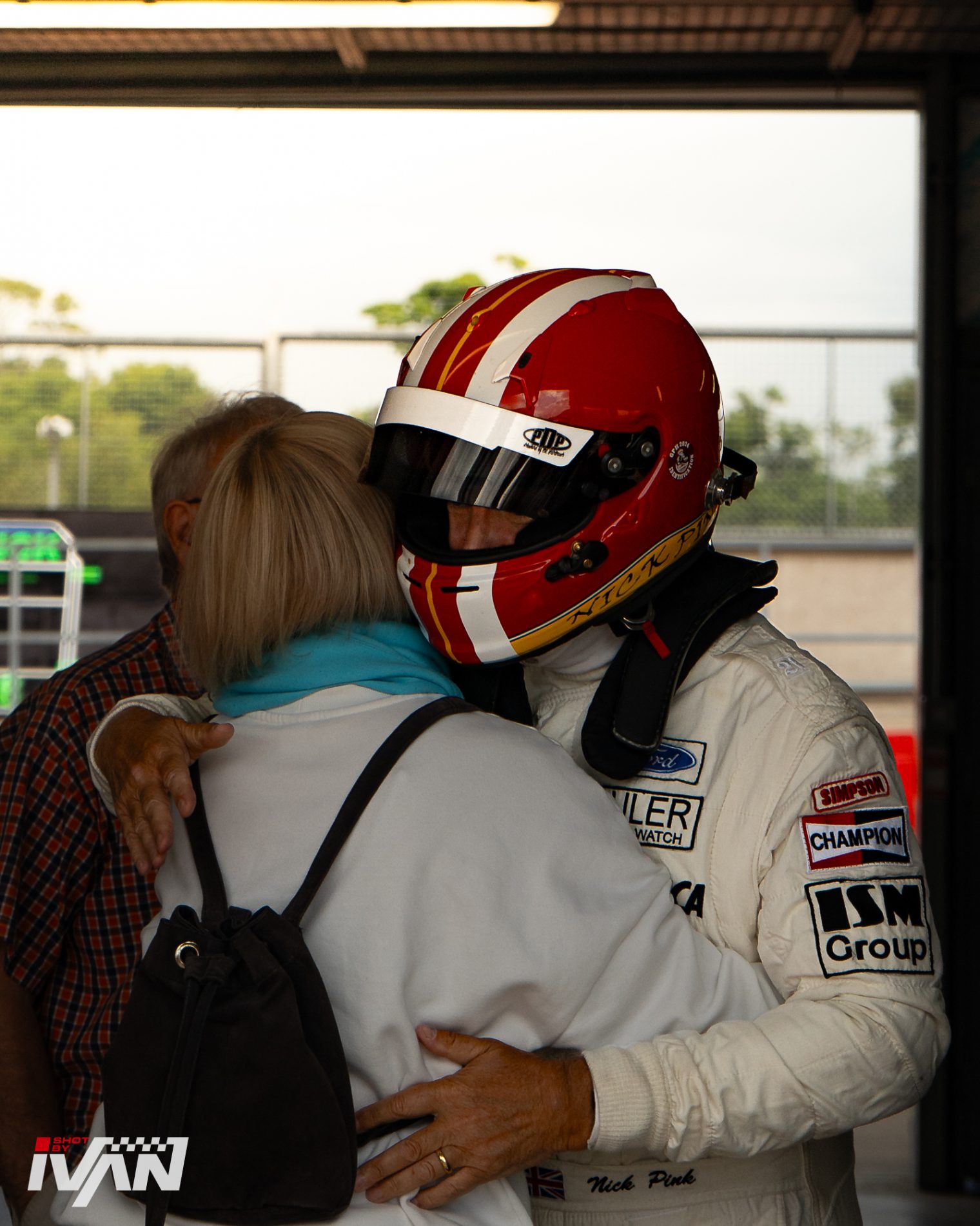 Nick Pink Ferrari F430 at Donington Park