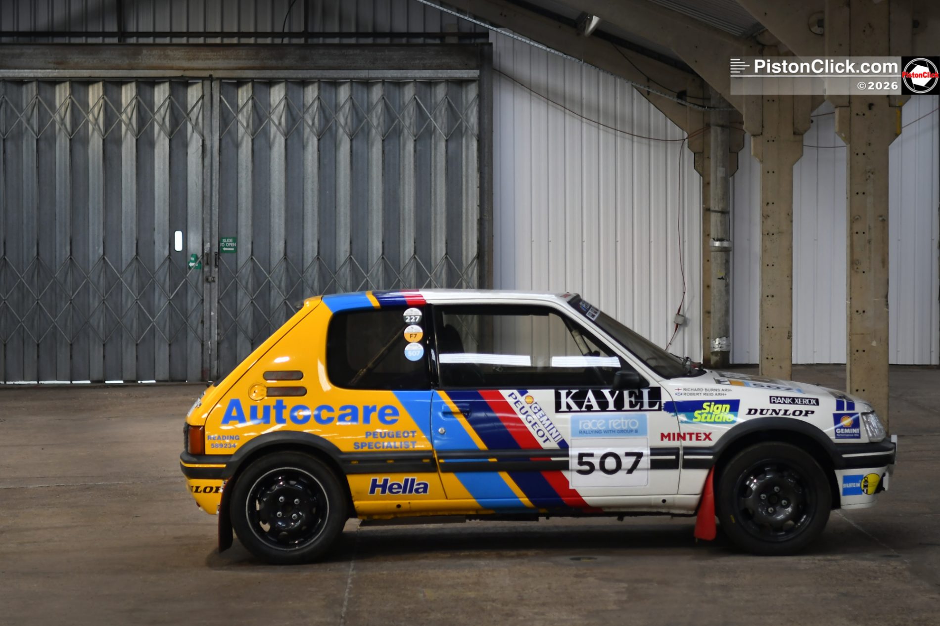 Peugeot 205 rally car
