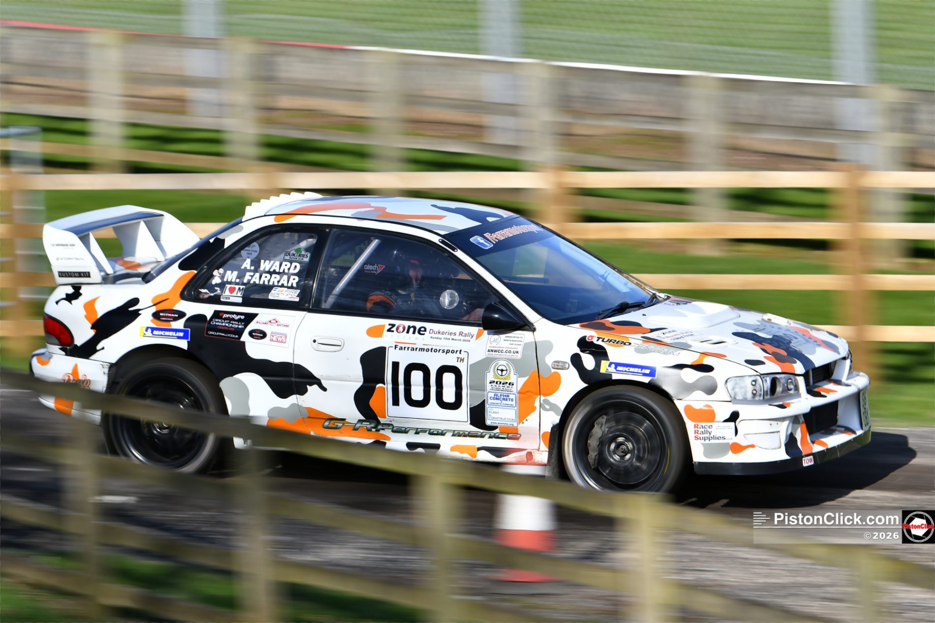 Martin Farrar Subaru Impreza Donington Stages