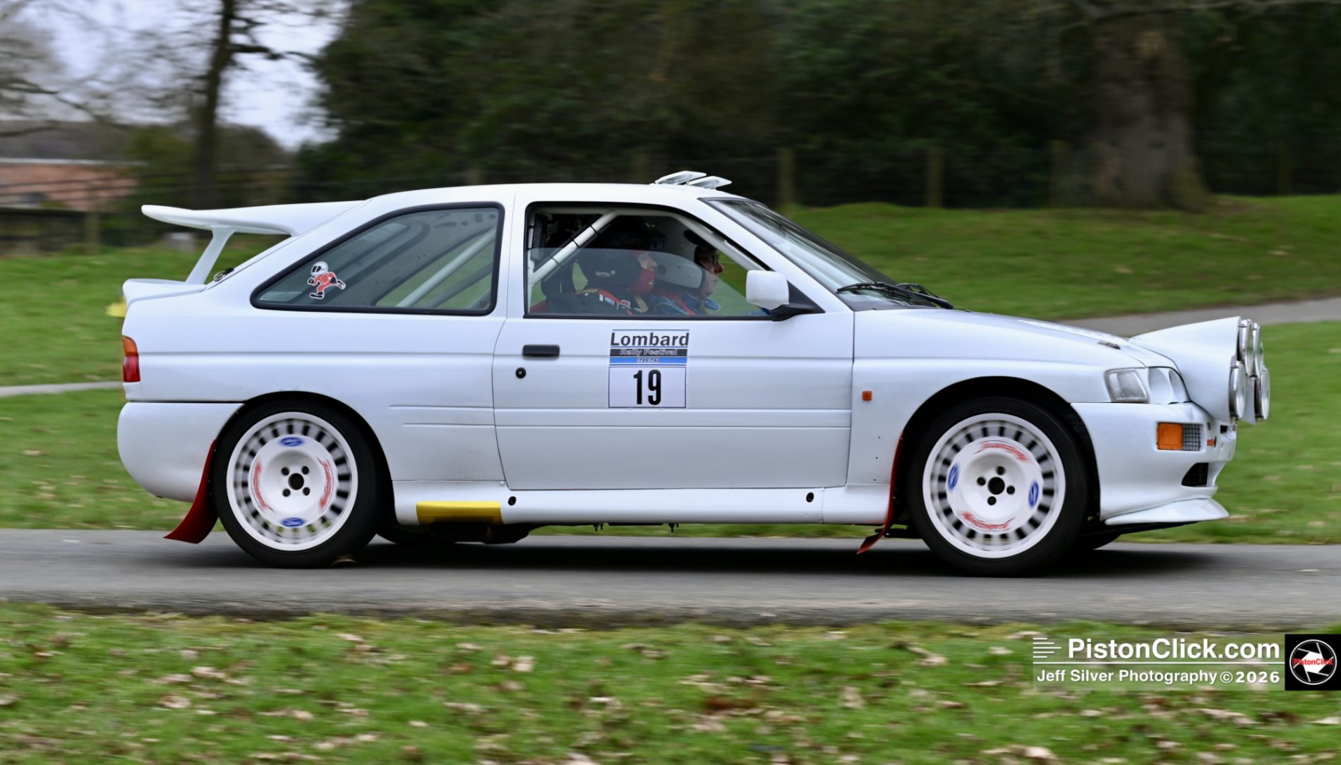 Richard Bland. Escort Cosworth Lombard Festival Rally