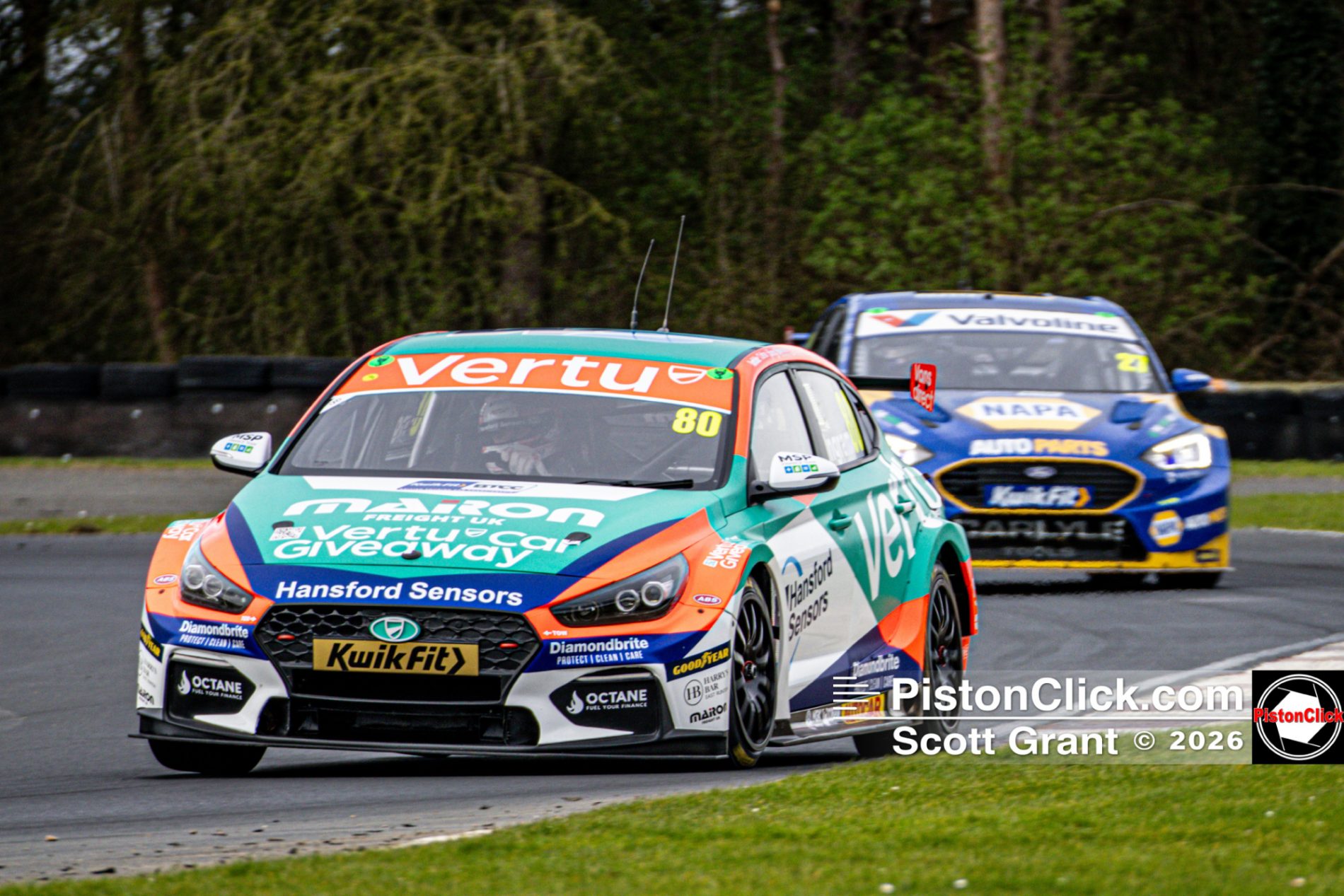 Vertu BTCC Test at Croft