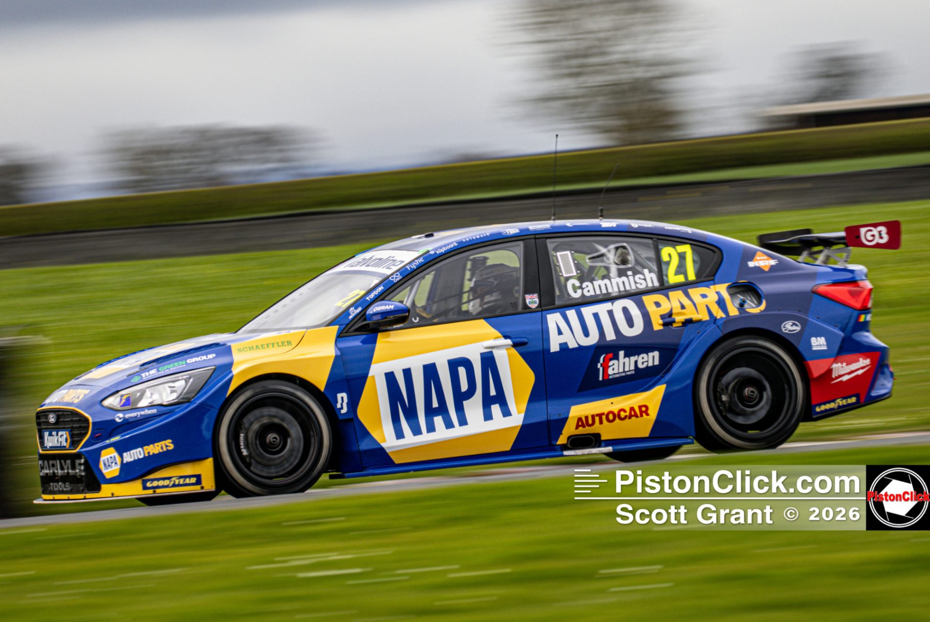 Cammish NAPA Racing UK BTCC Test at Croft