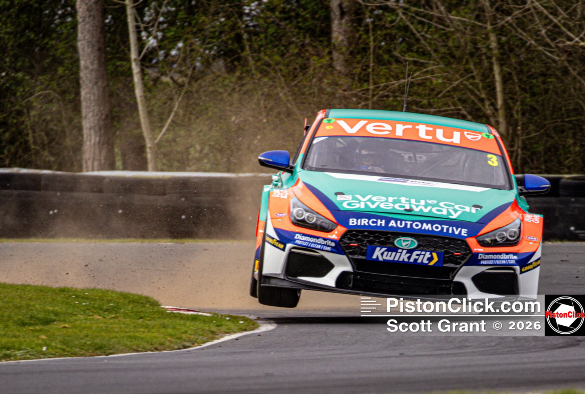 Tom Chilton Team VERTU BTCC Test at Croft