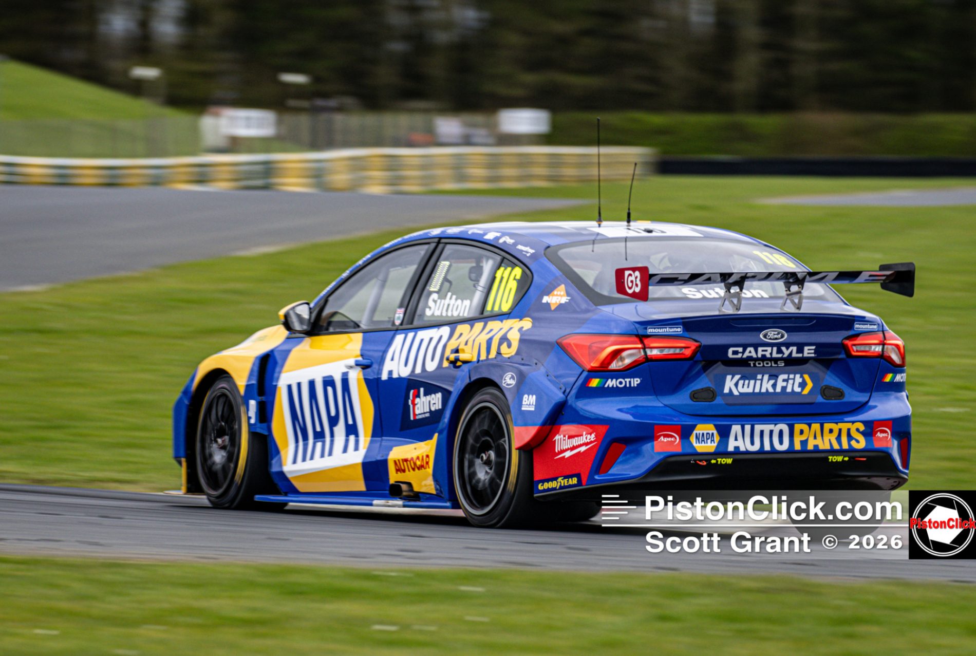 Sutton NAPA Racing UK BTCC Test at Croft