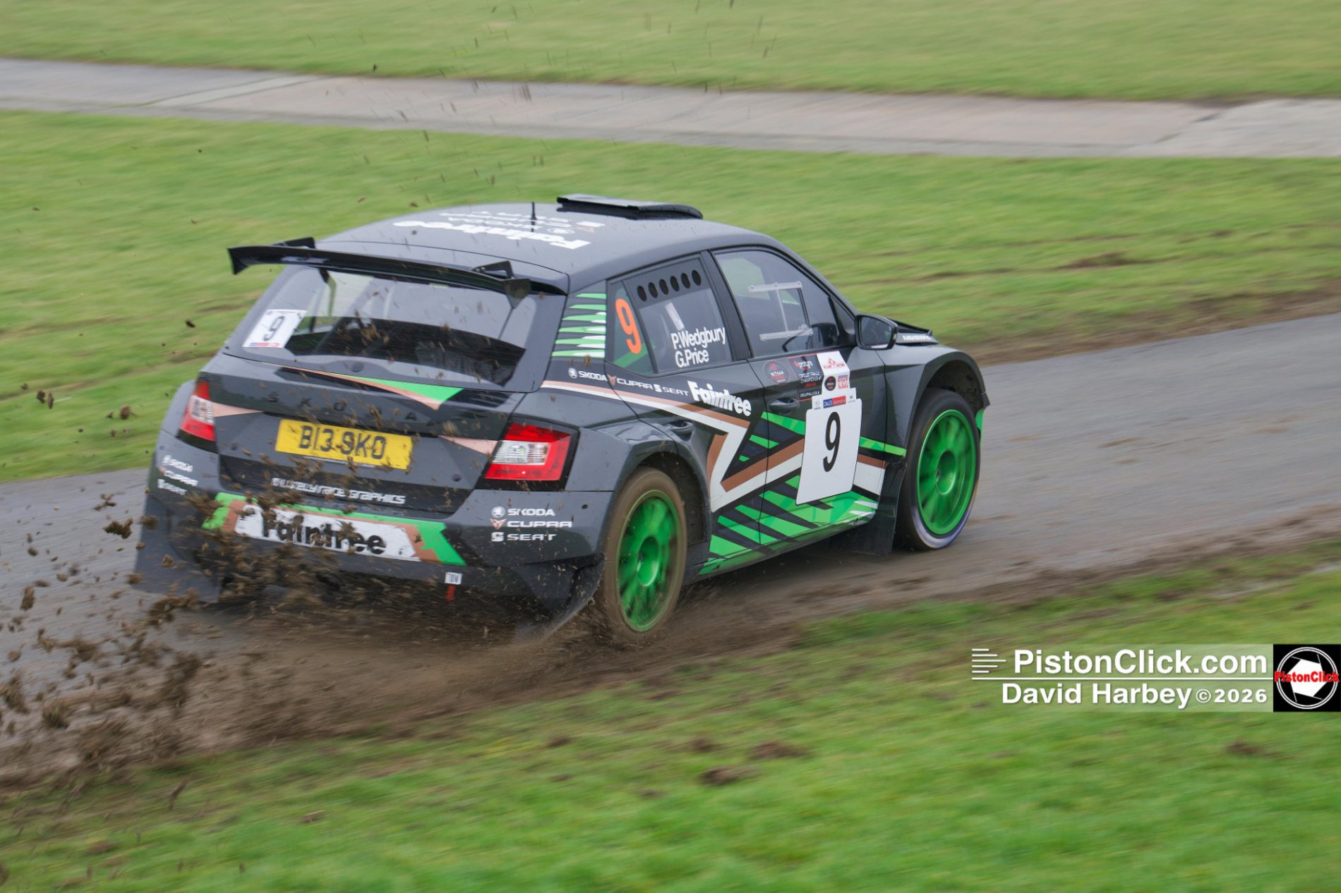 CRC rally at Anglesey race track