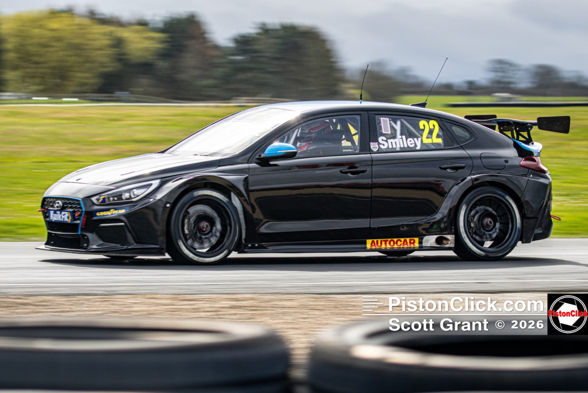 Smiley Restart Racing BTCC Test at Croft