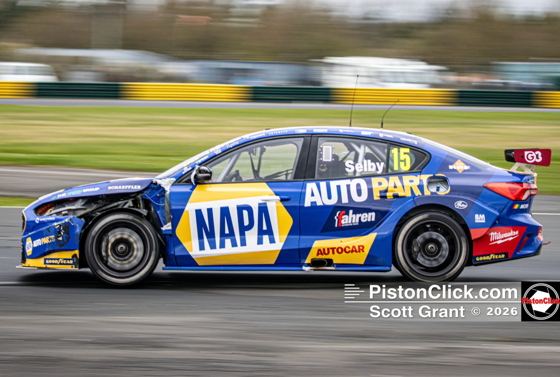 Selby NAPA Racing UK BTCC Test at Croft