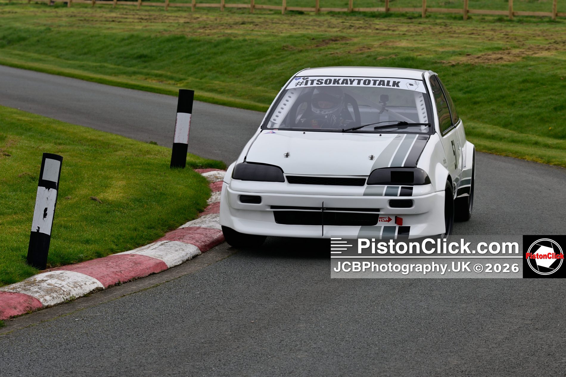 Mark Teale competed in his modified Suzuki Swift