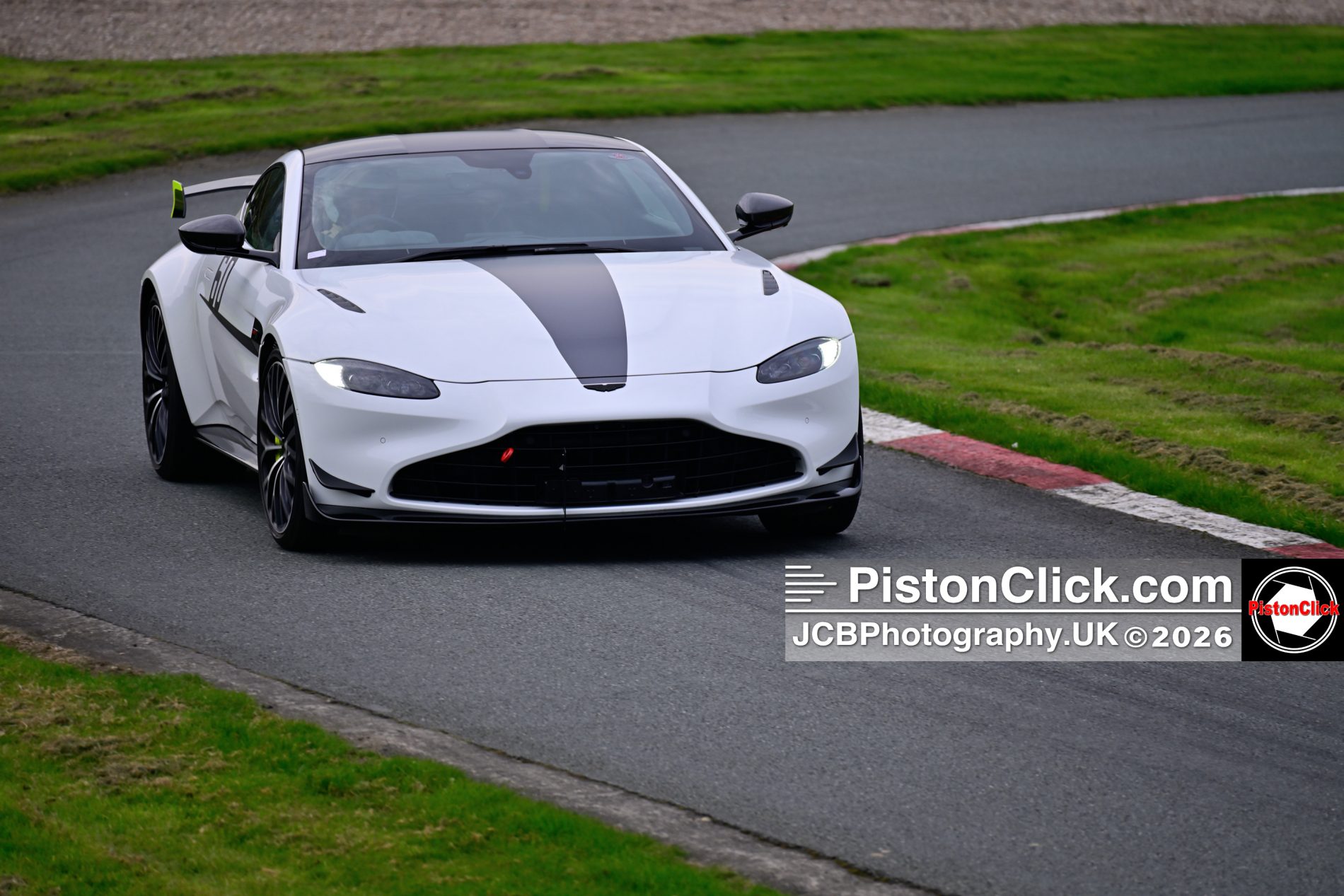 Tom Whittaker in an Aston Martin Vantage F1