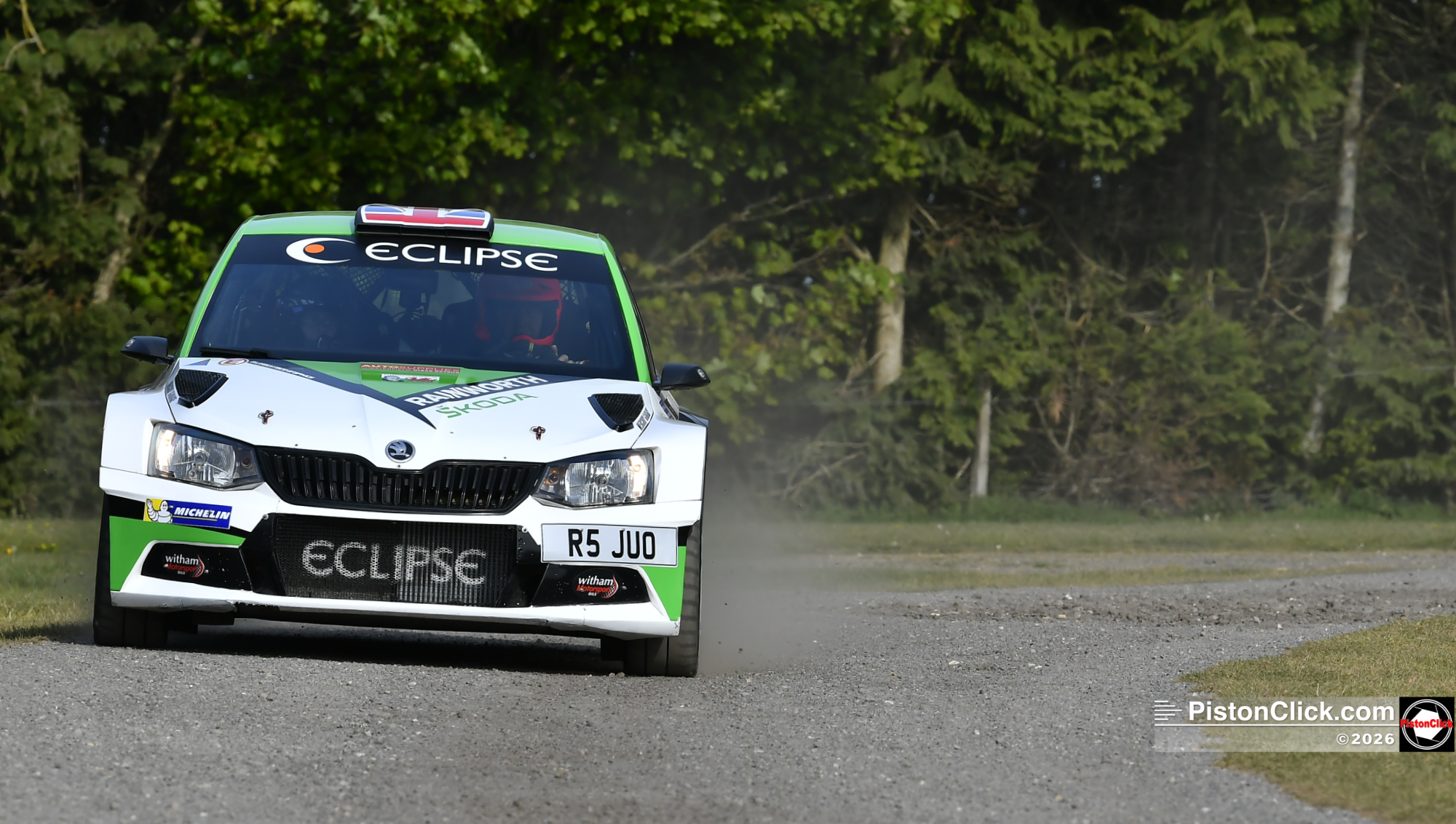 John Griffiths and co-driver Emma Morrison Circuit Rally Championship