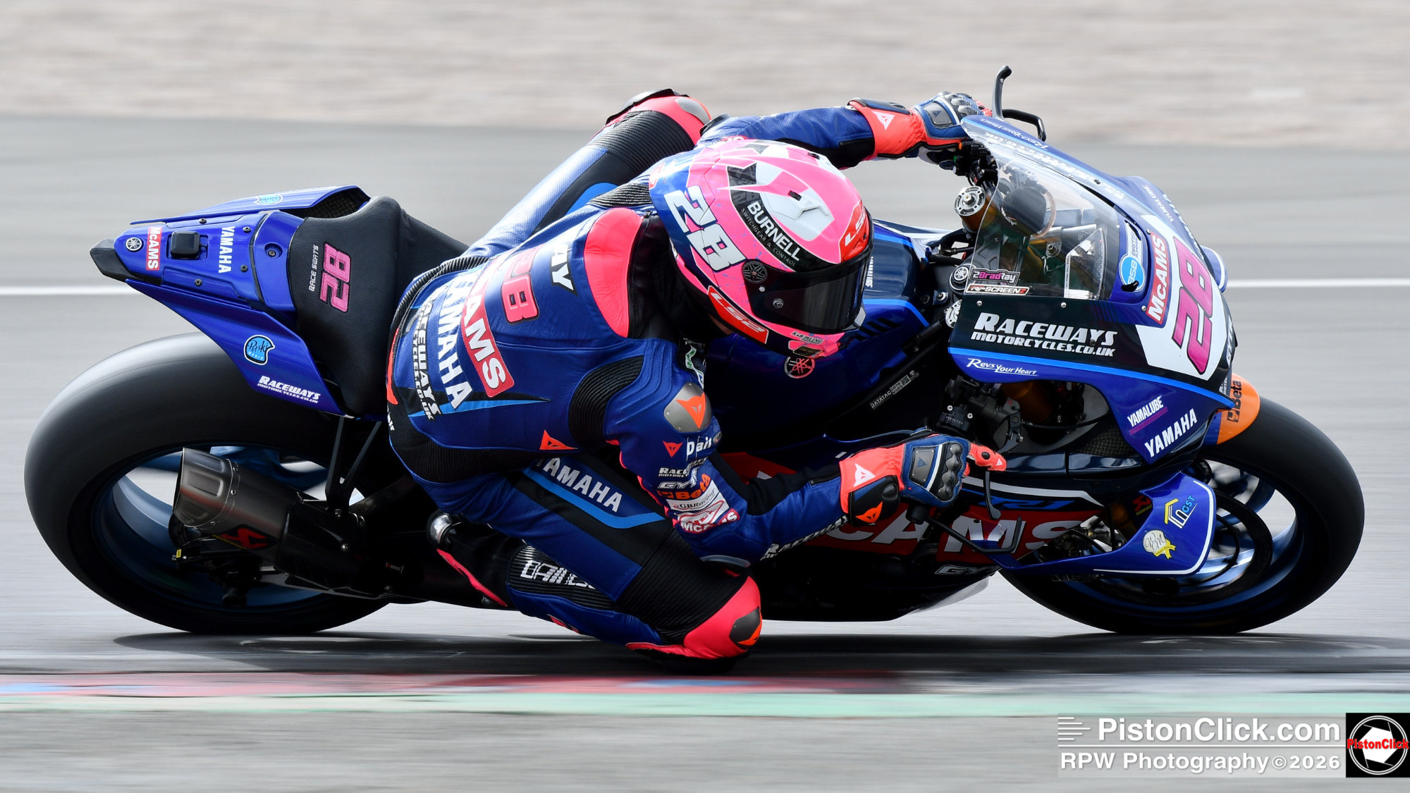 Bradley Ray McAMS Yamaha BSB Test Donington Park