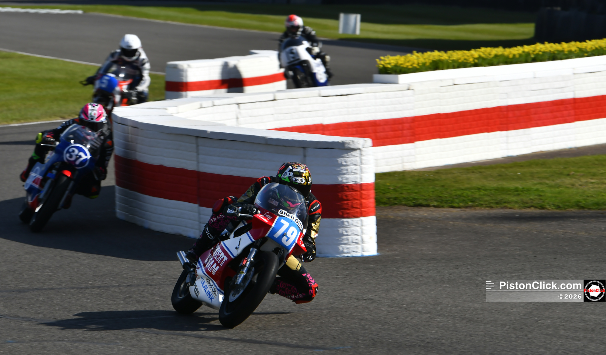 British Superbike rider Storm Stacey at Goodwood