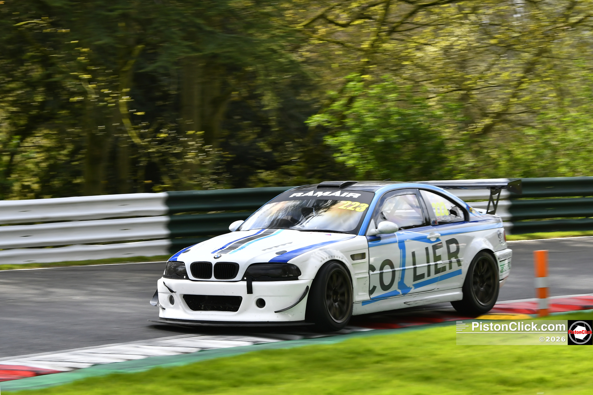 Joe Collie in his BMW M3 Cadwell Park