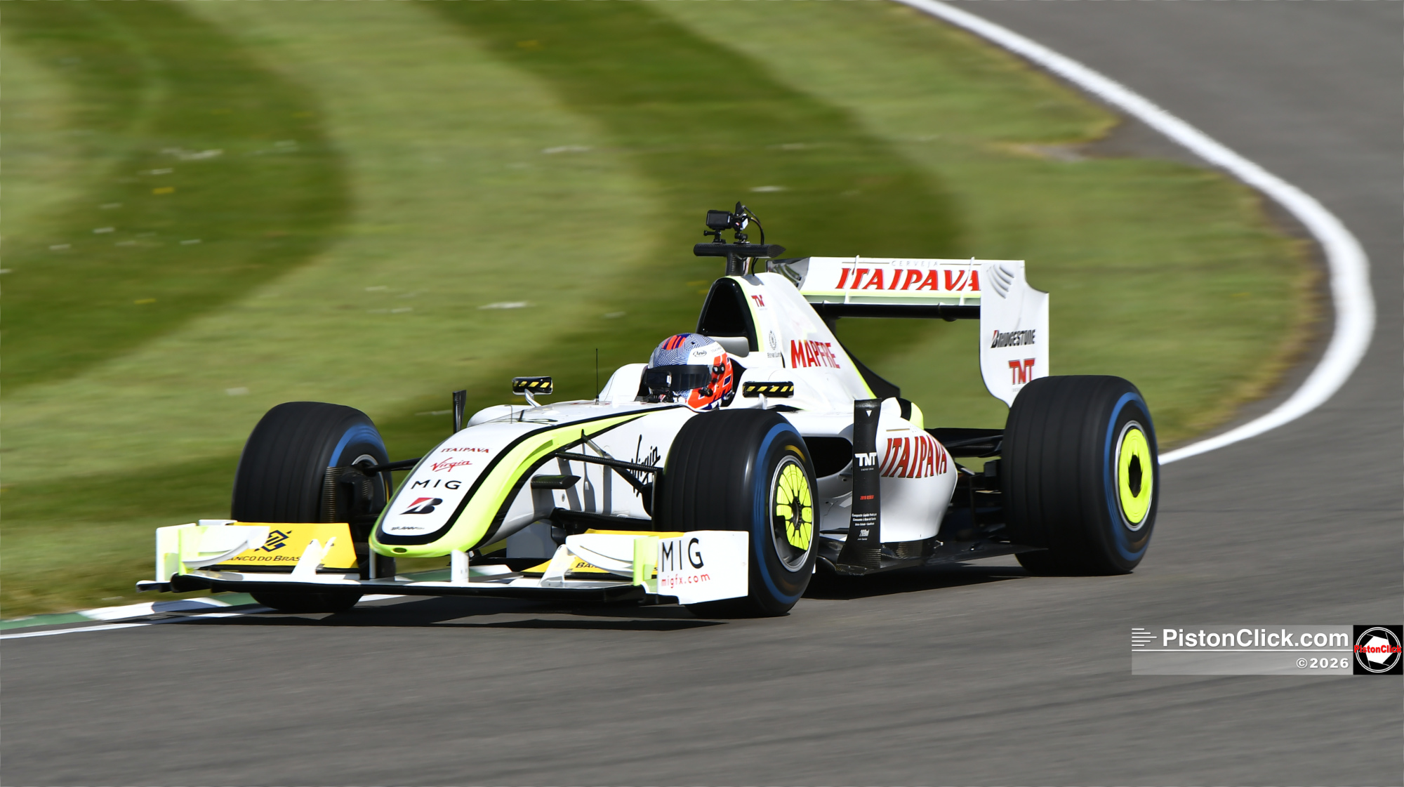 Jenson Button in the Brawn GP BGP 001