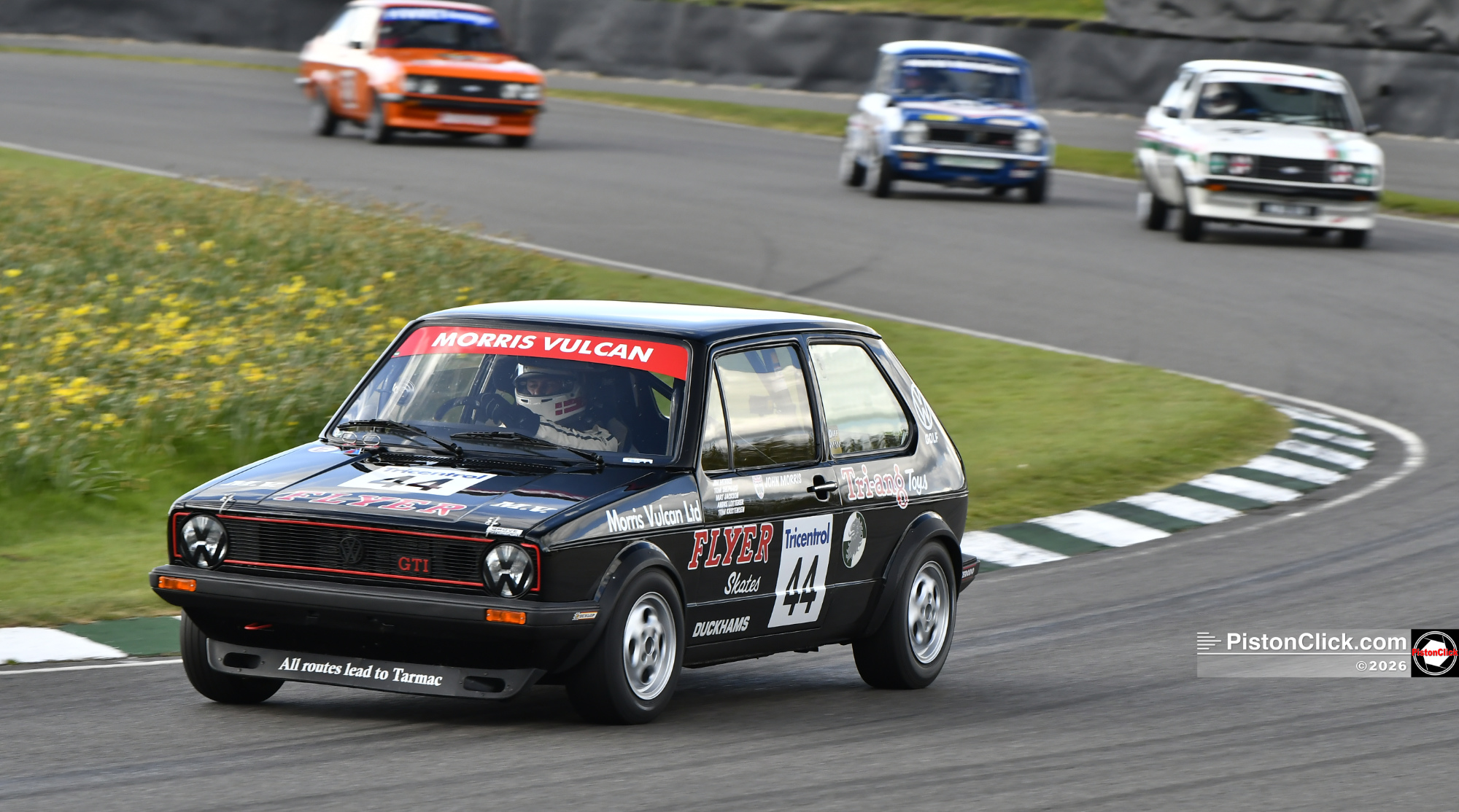 Tom Kristensen in the 1979 Volkswagen Golf GTI Goodwood 83rd Members Meeting