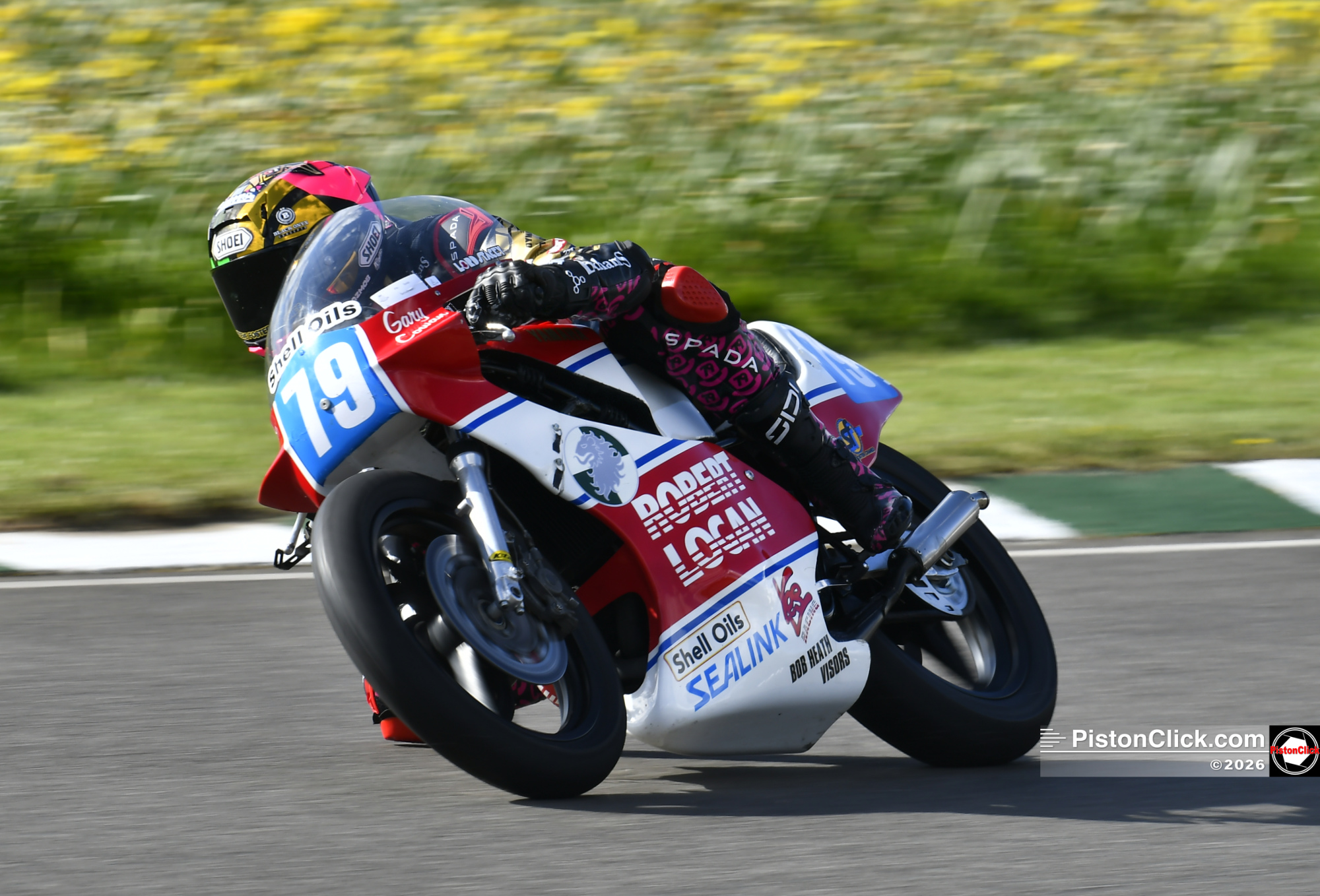 British Superbike rider Storm Stacey at Goodwood