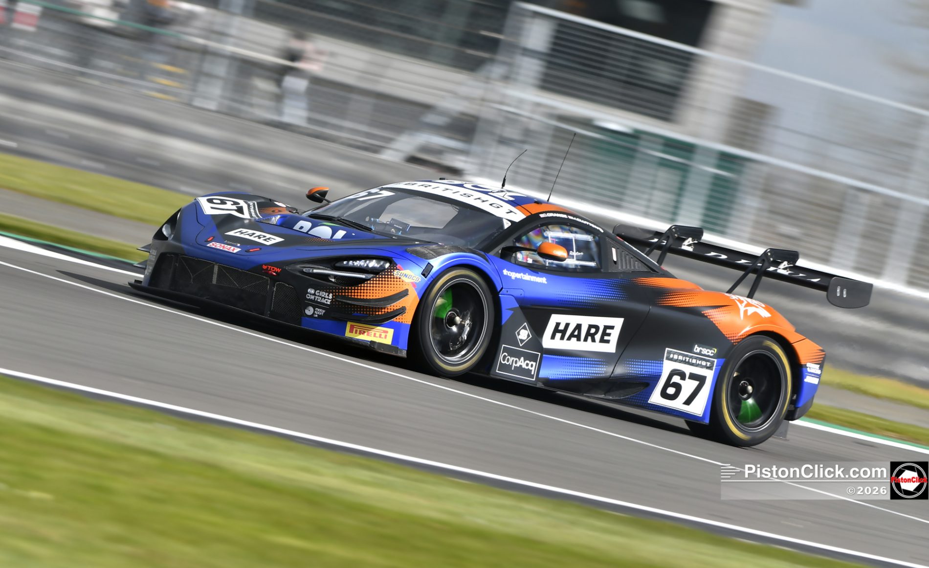 Orange Racing by JMH McLaren 720S GT3 Evo British GT Media Day 2026