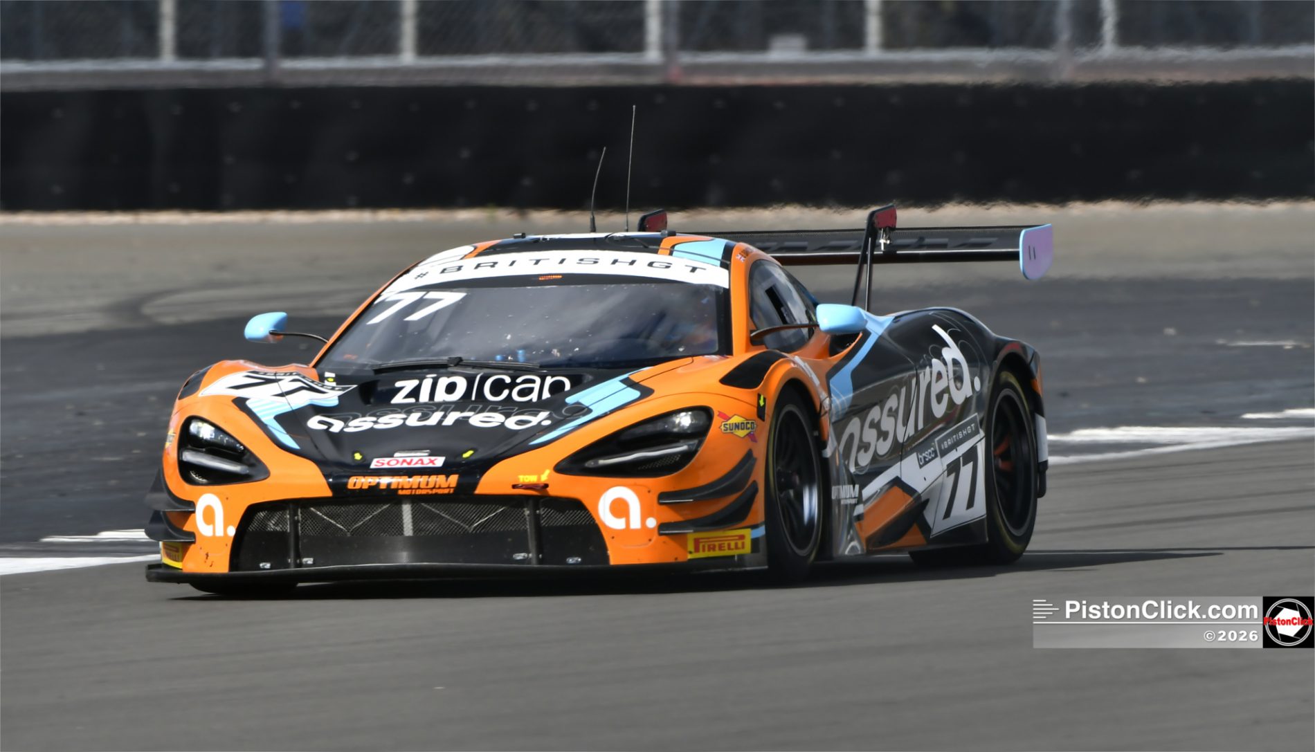 Optimum Motorsport 720S GT3 Evos Jack Brown and Marc Warren