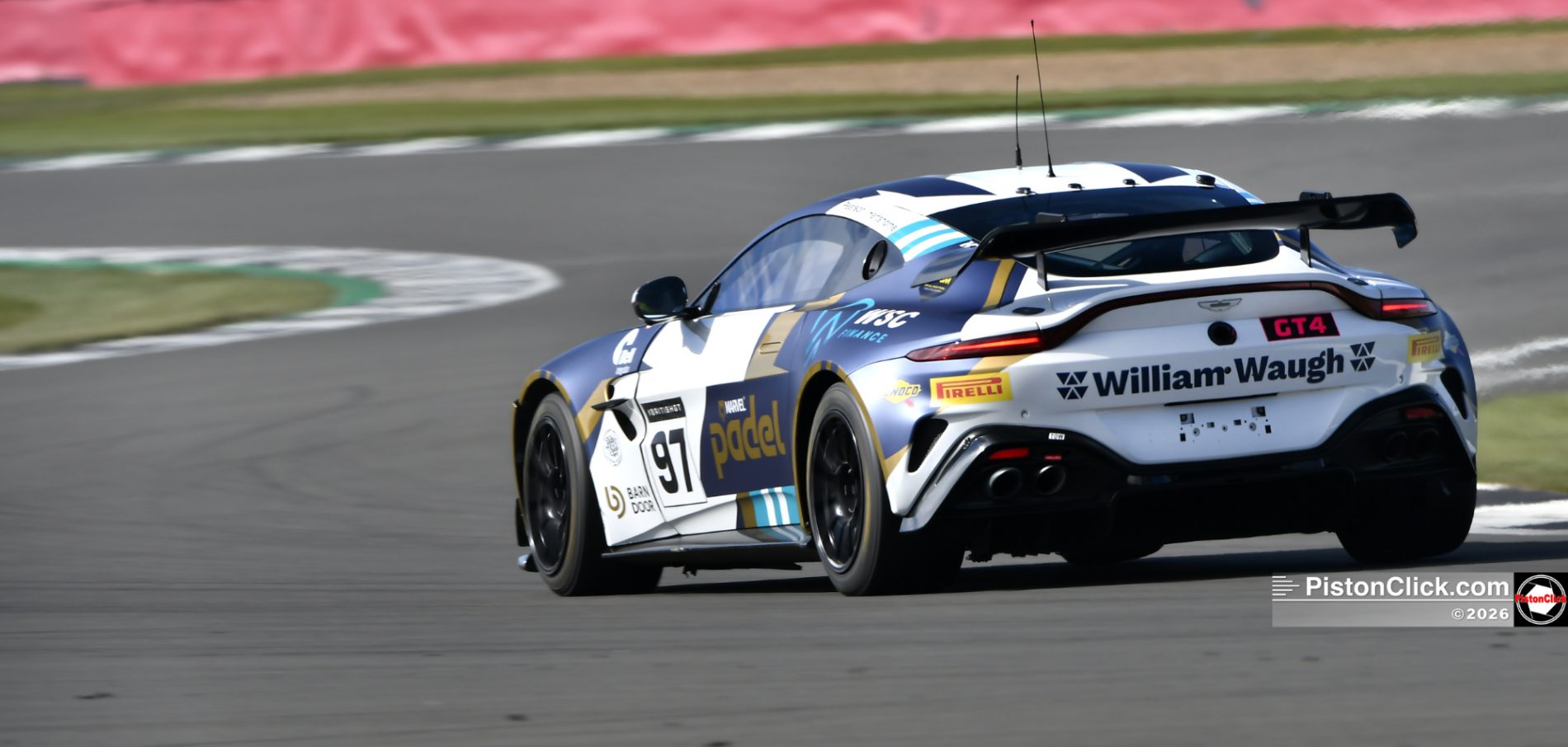 GBR Stratton Motorsport driven by Ronan Pearson and John Hartshorne in an Aston Martin Vantage AMR GT4 Evo
