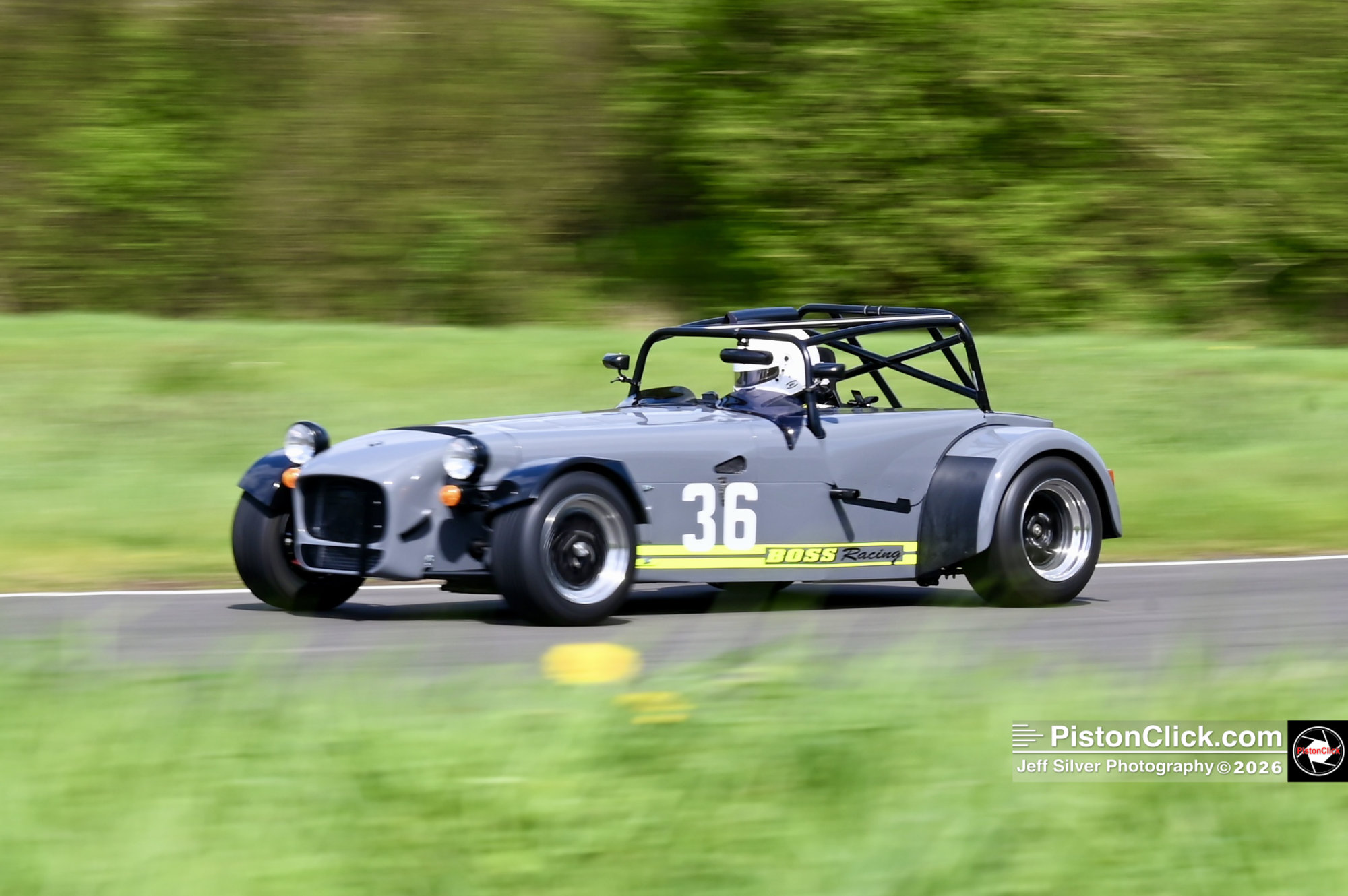 Auto testing at Curborough Sprint Course