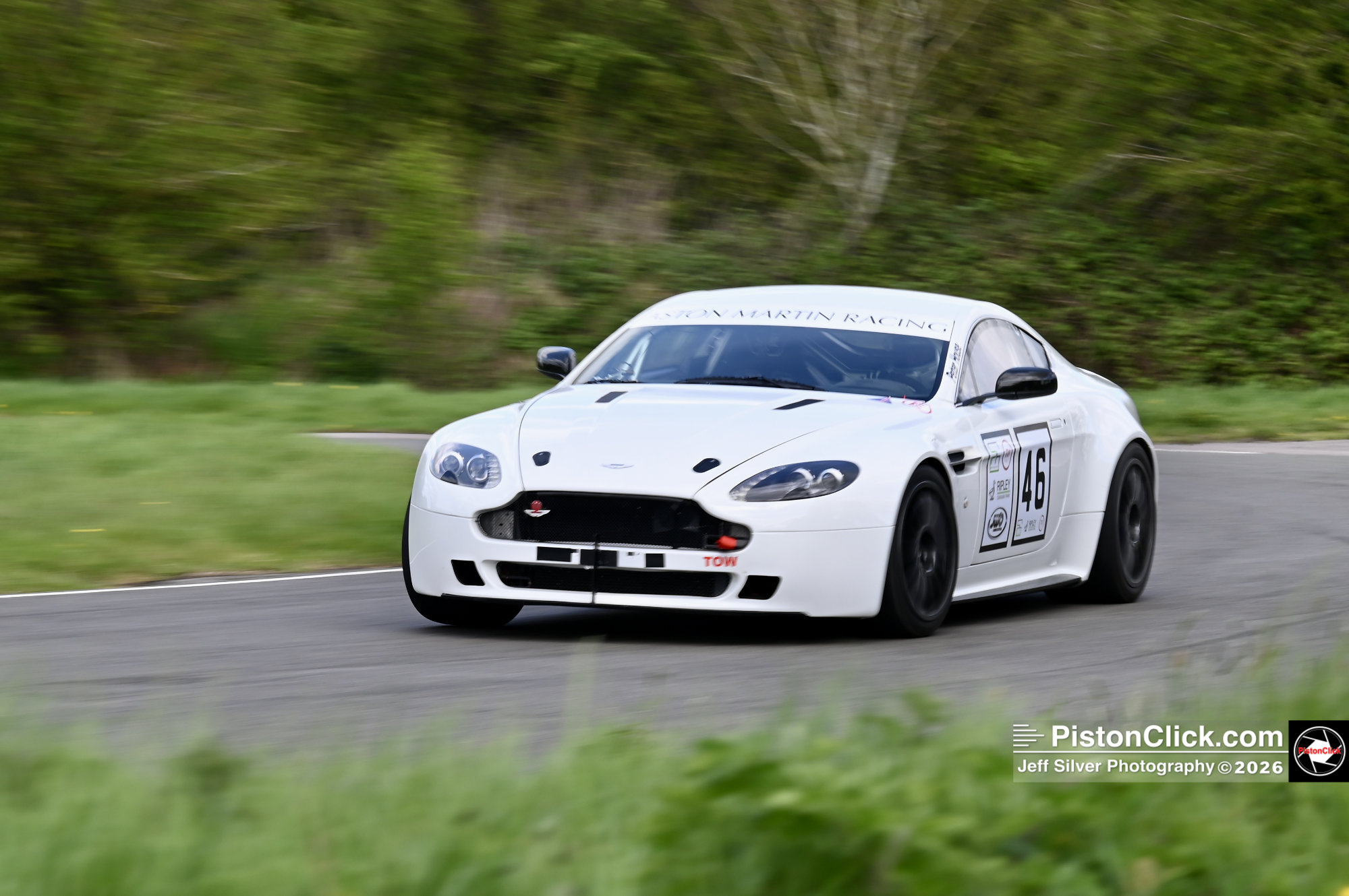 Auto testing at Curborough Sprint Course