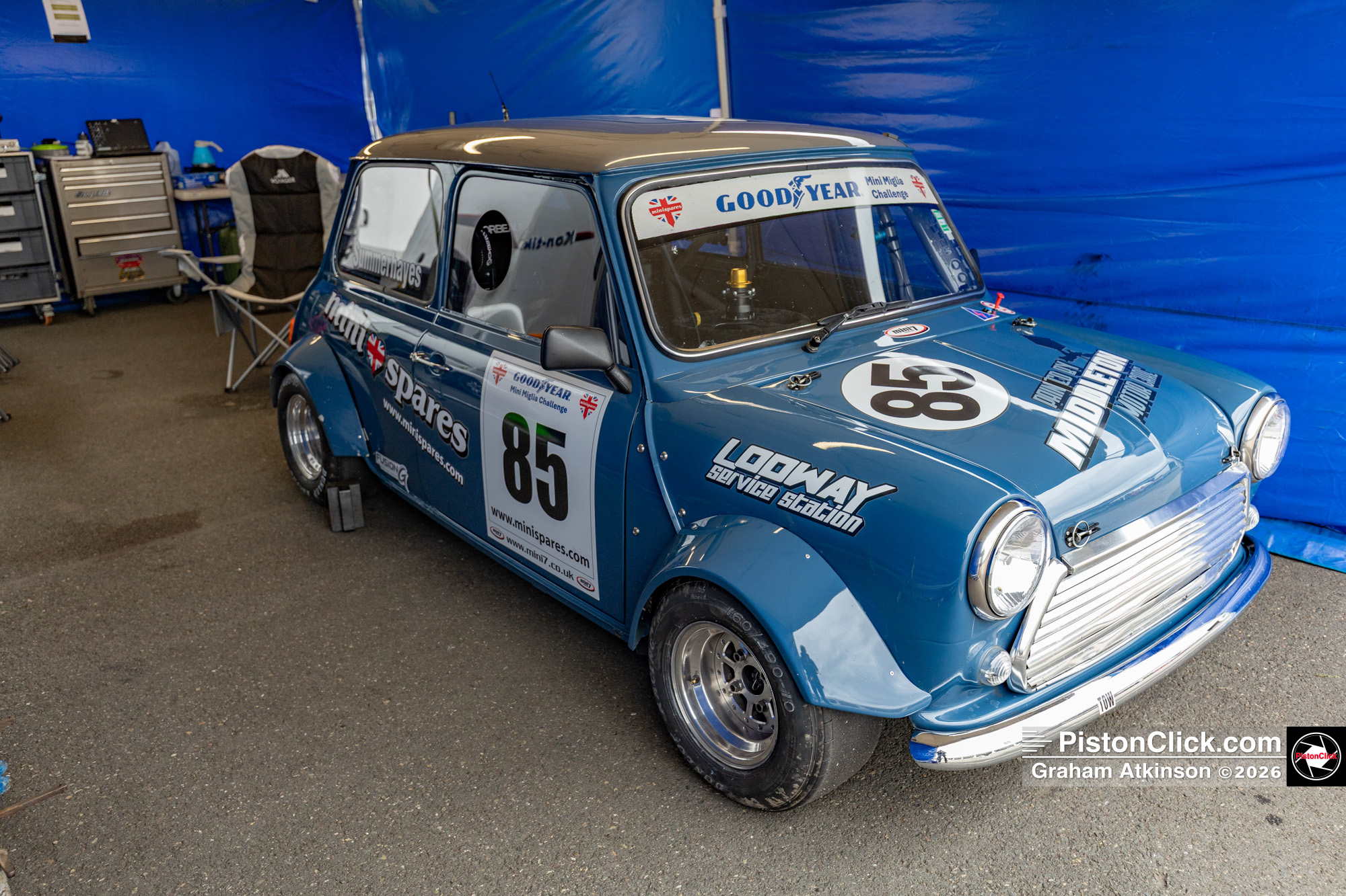 Sam Summerhayes Mini Miglia Donington Test Day