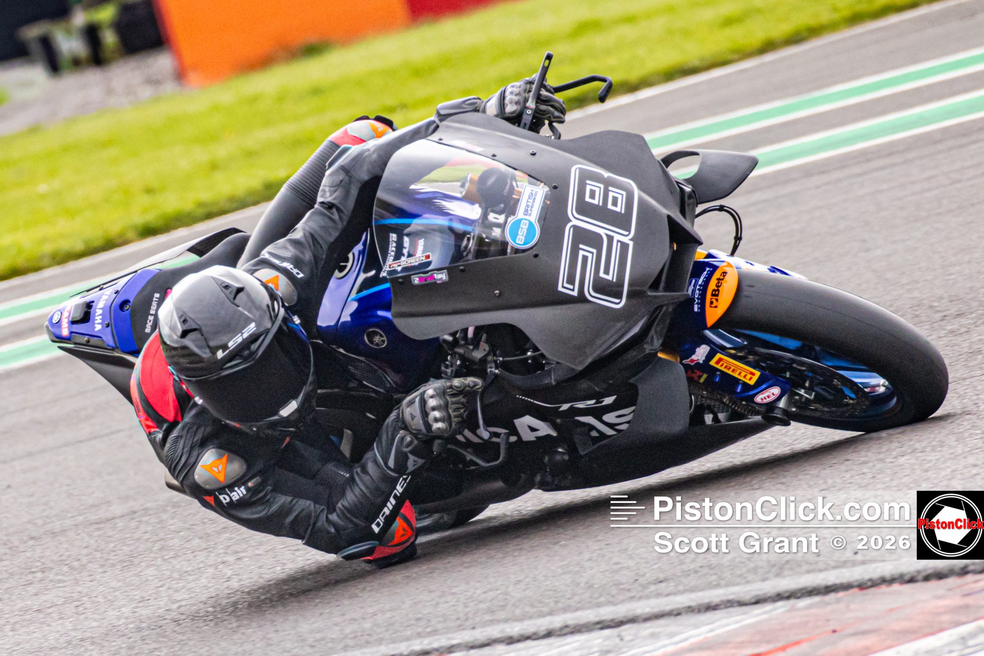 Bradley Ray McAMS Yamaha BSB Test Donington Park