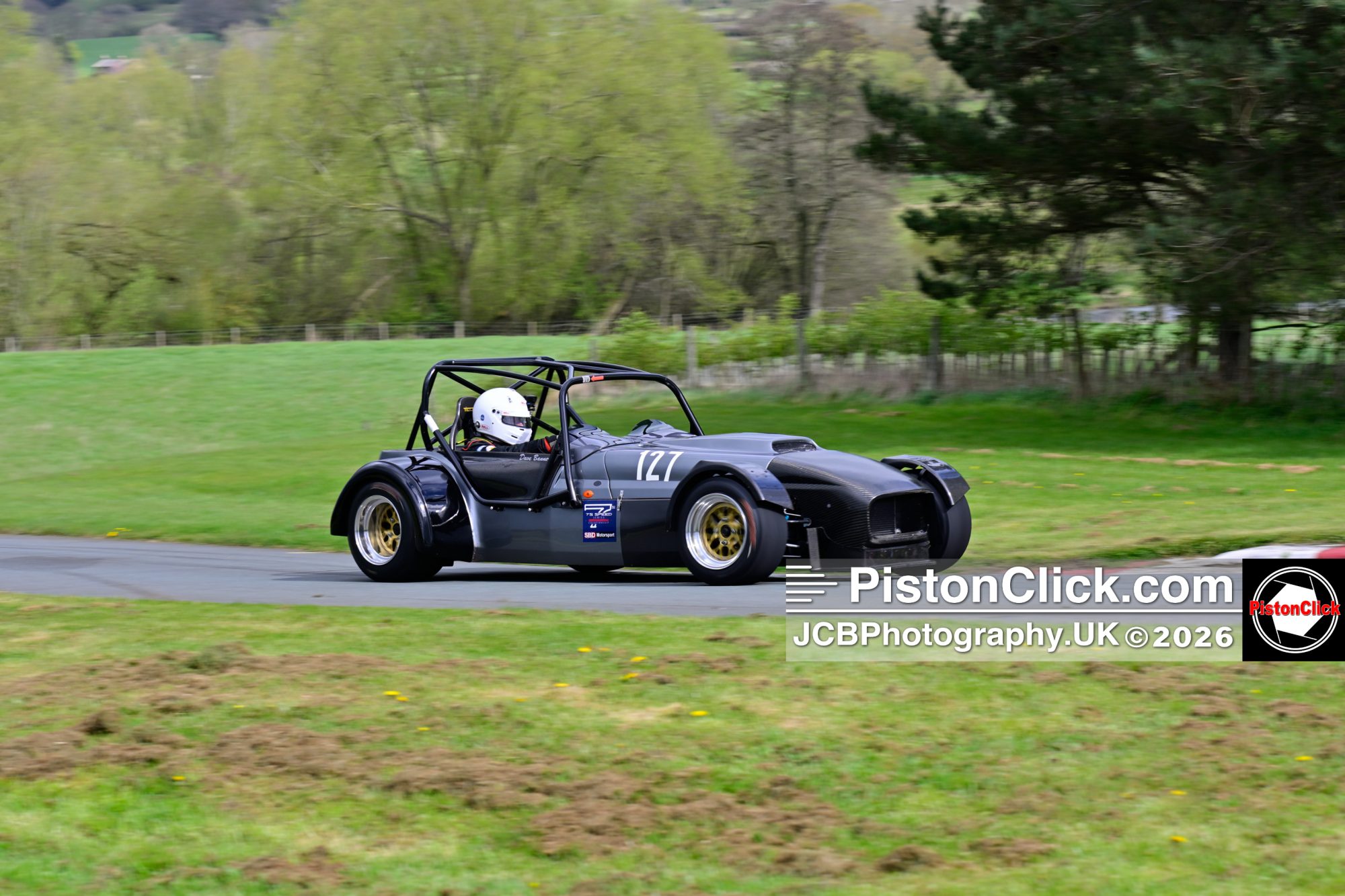 Dave Banner driving his Westfield Megabusa Harewood Hillclimb