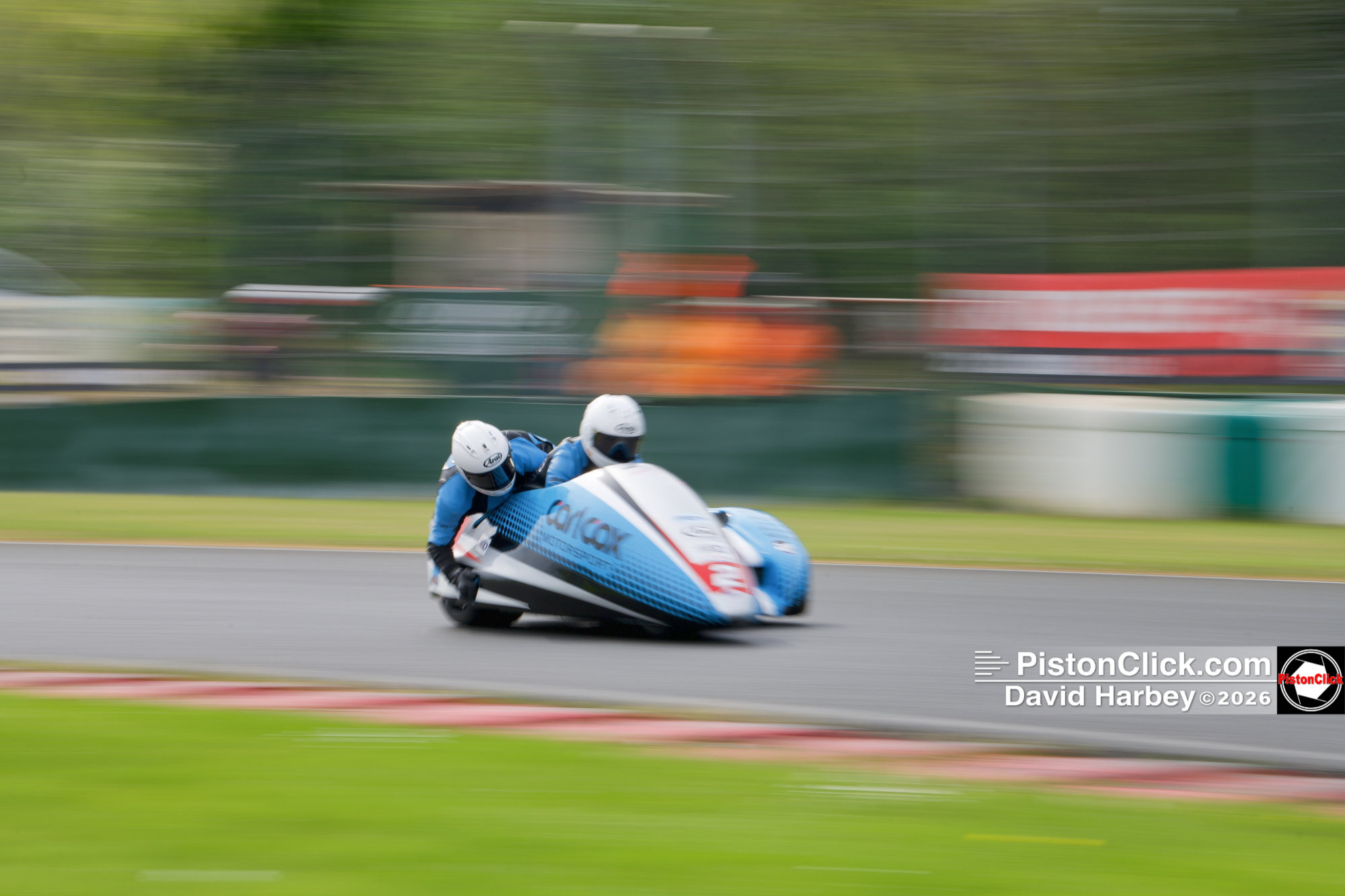 EMRA sidecars at Mallory Park