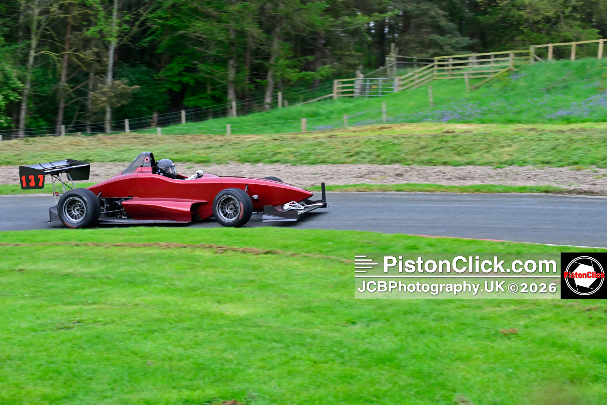 David Tatham driving his DJ Firehawk