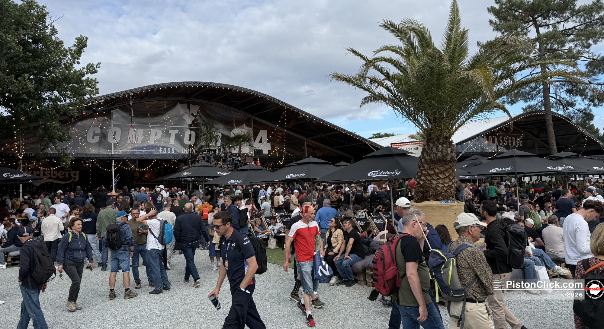 Large hospitality and retail villages at Le Mans 24H