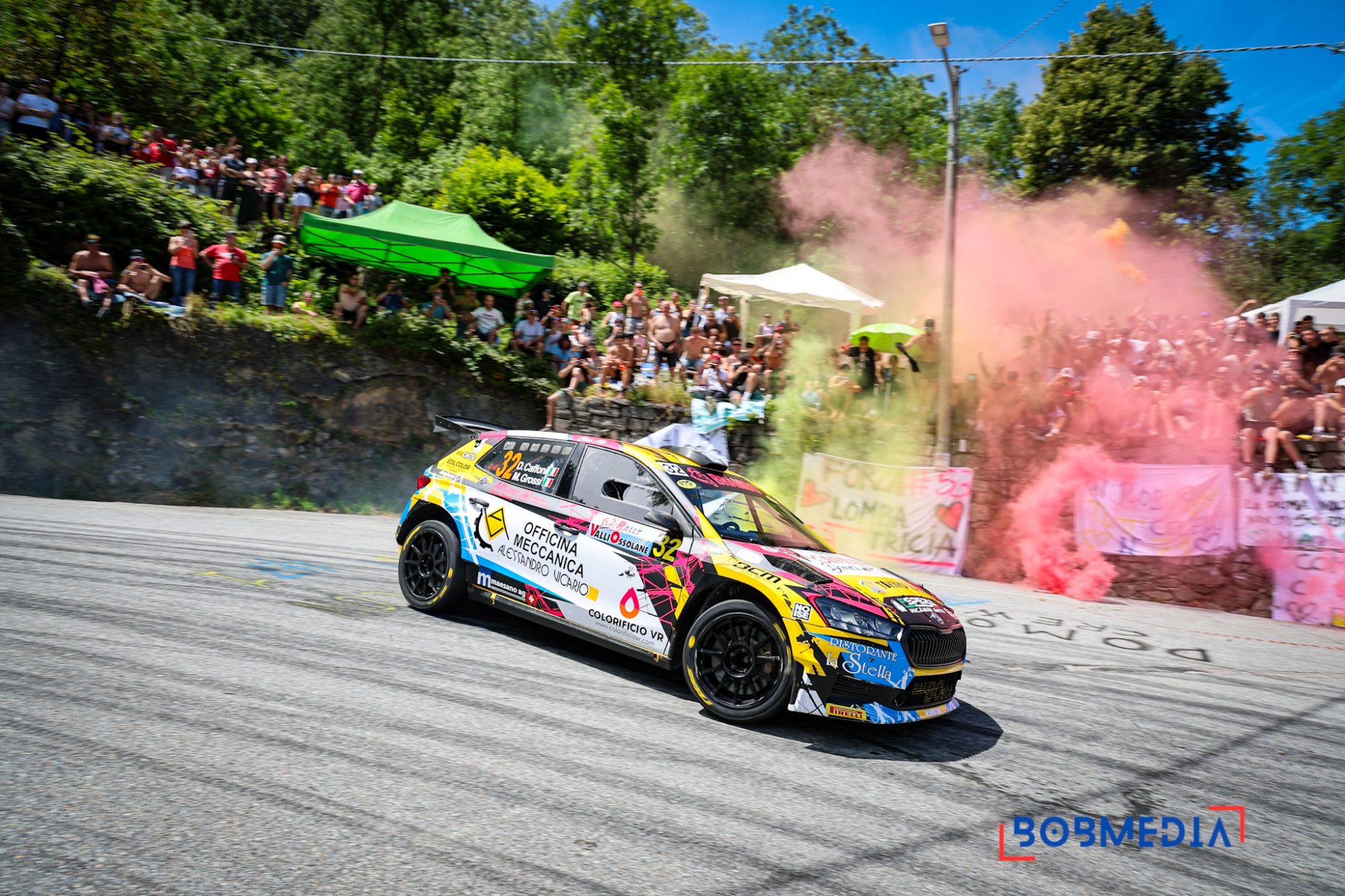 Davide Caffoni and Mauro Grossi Rally Valli Ossolane