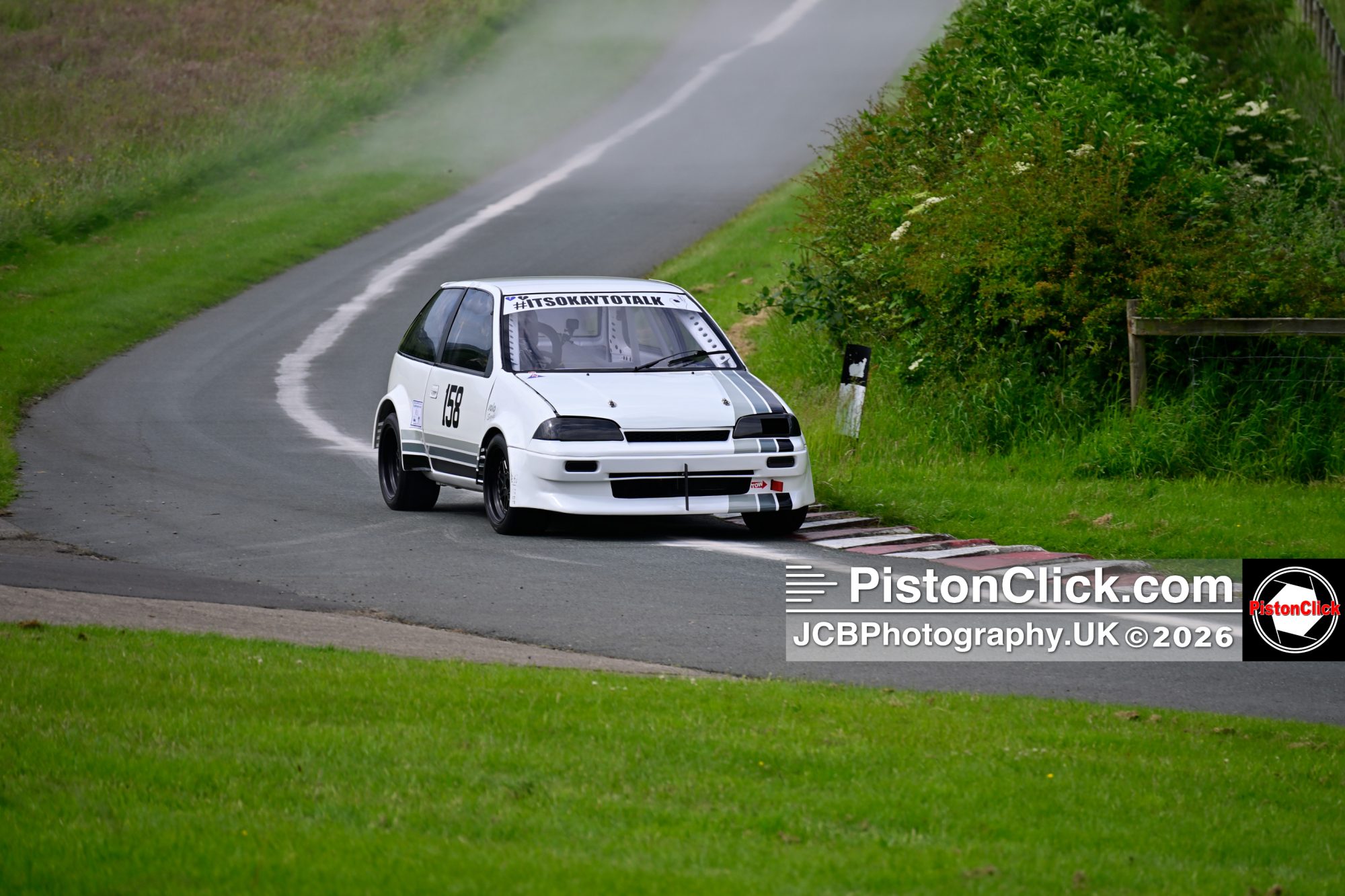 Mark Teale driving his Modified Suzuki Swift GTi