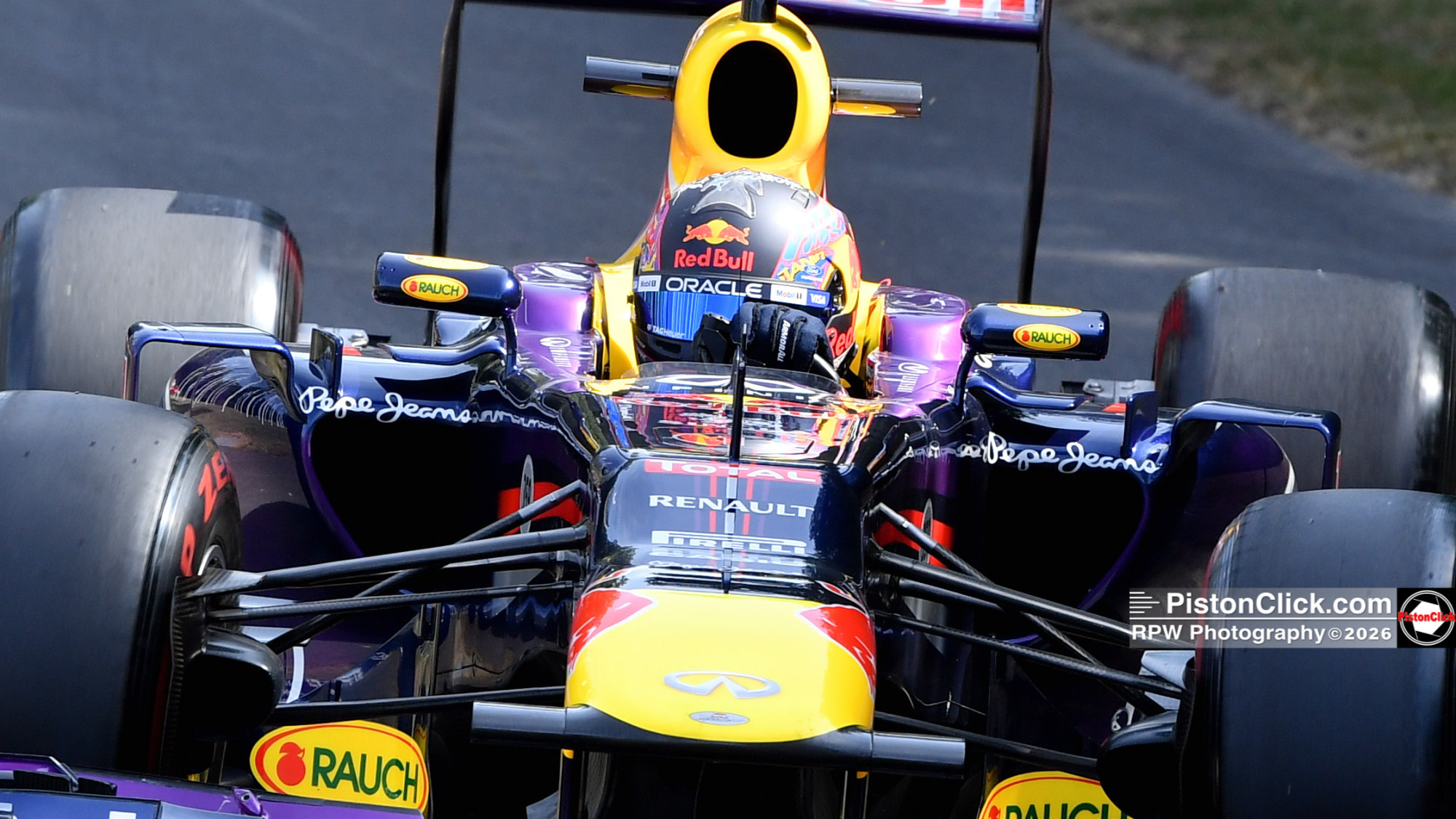 F1 race cars at the Festival of Speed