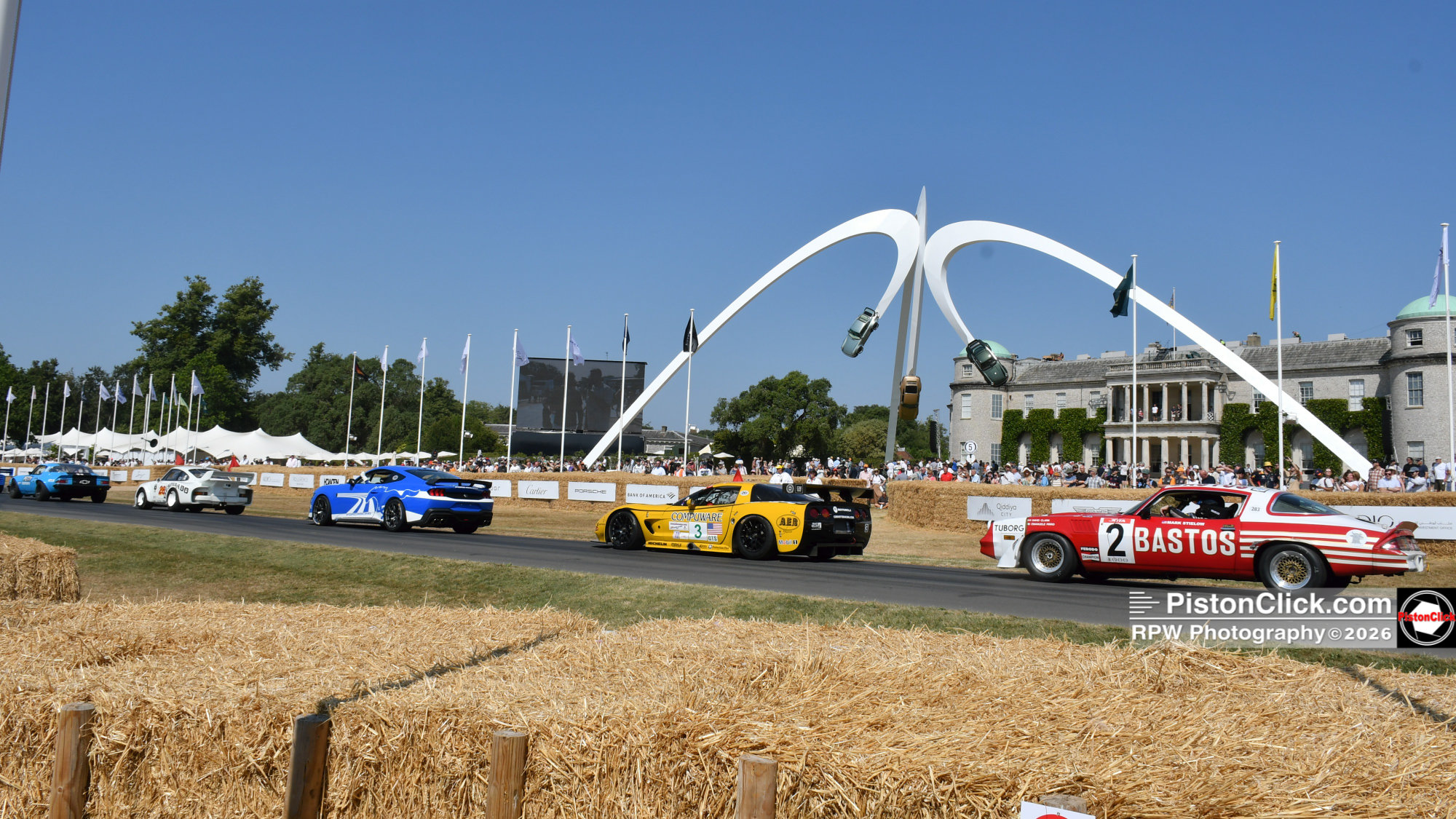 American race cars at Goodwood Festival of Speed